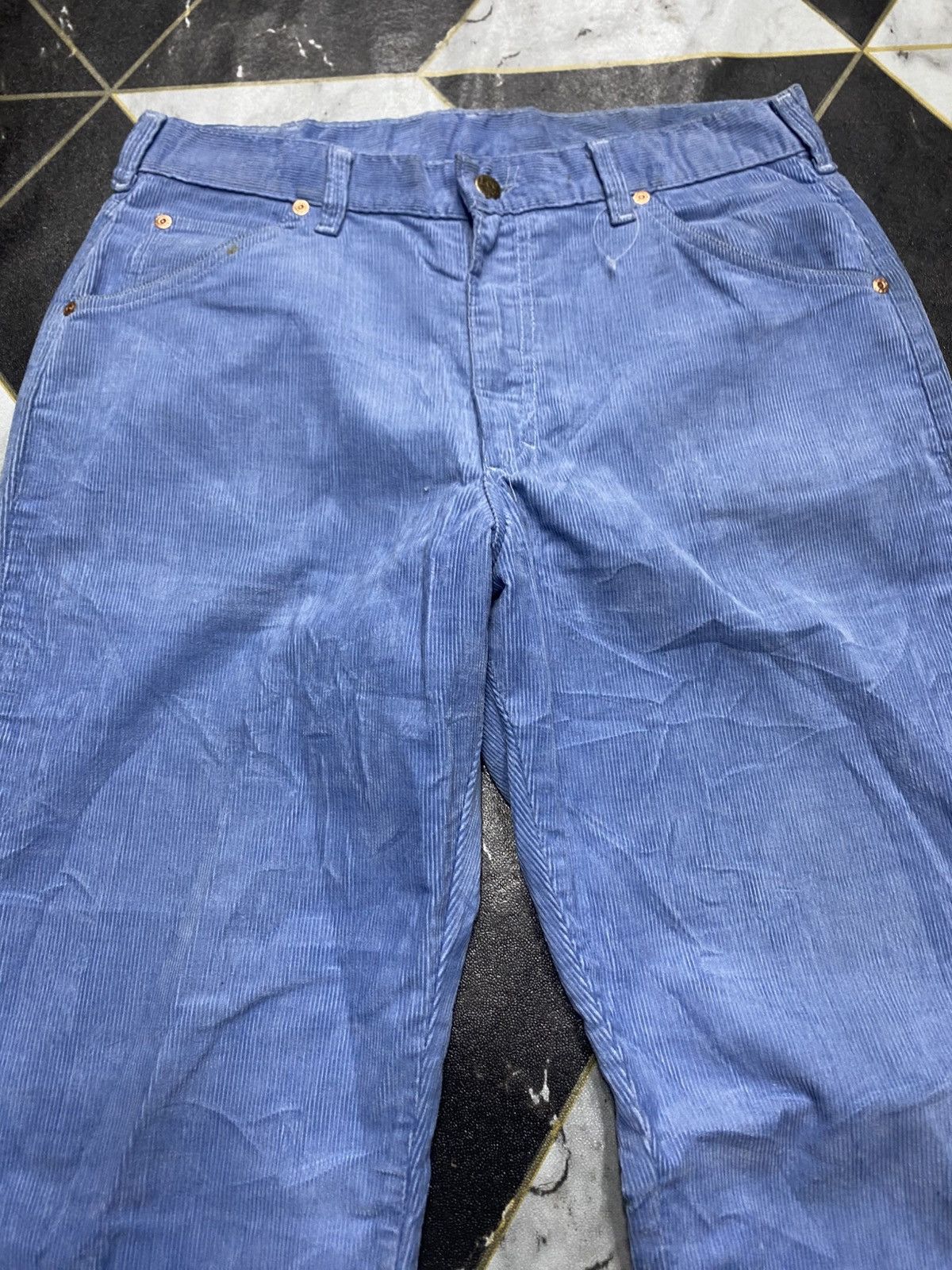 Lee Vintage Lee Riders Corduroy 70s USA🇺🇸 Size US 32 / EU 48 - 3 Thumbnail