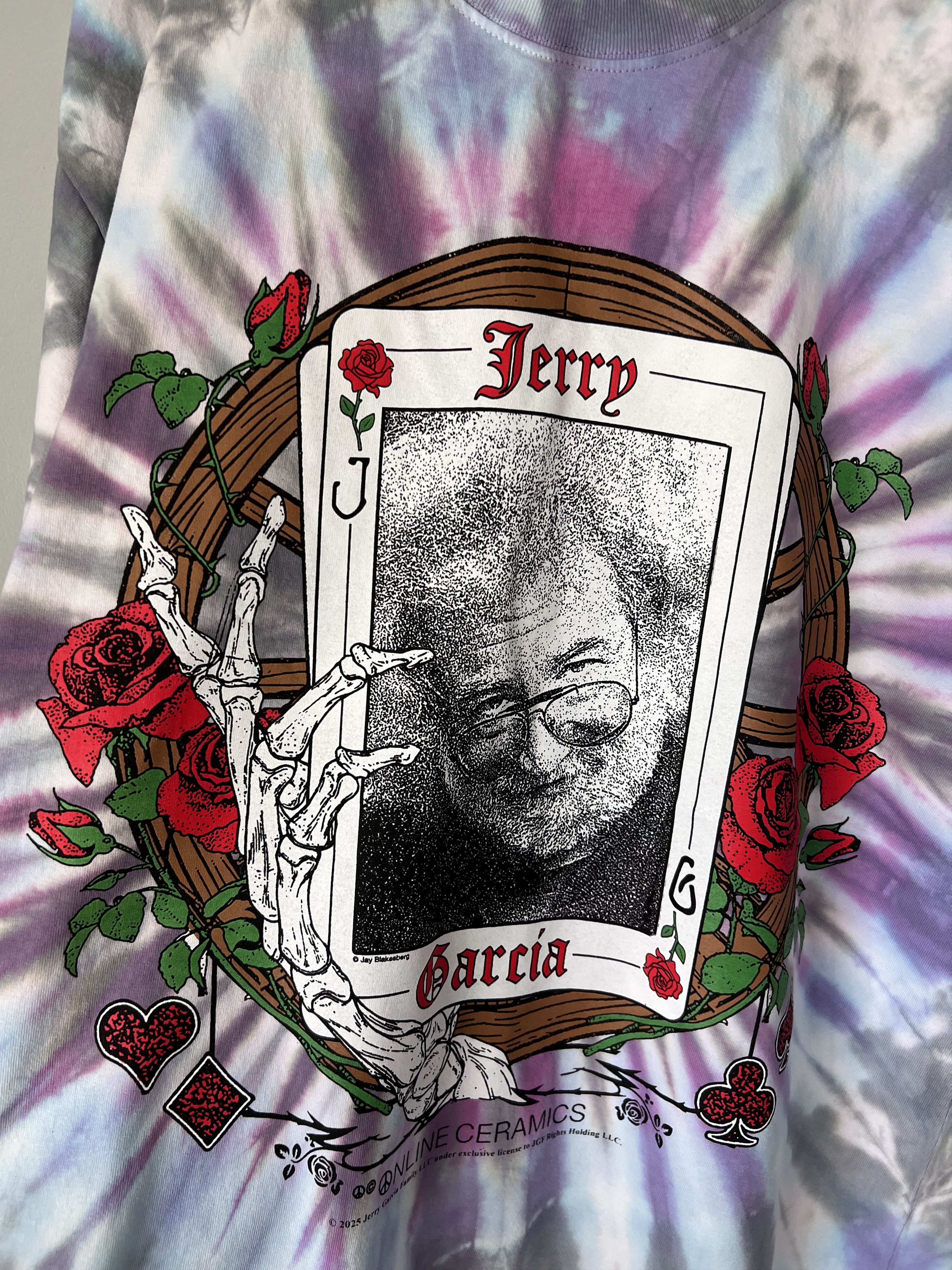 Grateful Dead × Online Ceramics Online Ceramics Jerry Garcia The Wheel Tie Dye Tee Size US L / EU 52-54 / 3 - 3 Thumbnail