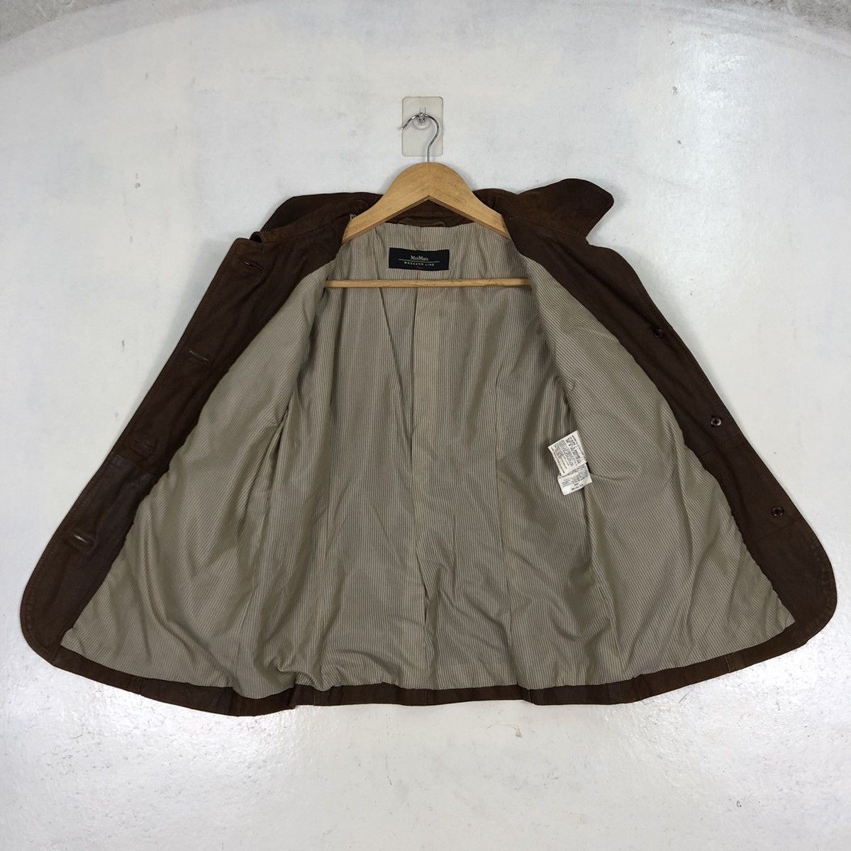 Other Max Mara Weekend Line Suede Leather Coat Size US M / EU 48-50 / 2 - 11 Thumbnail
