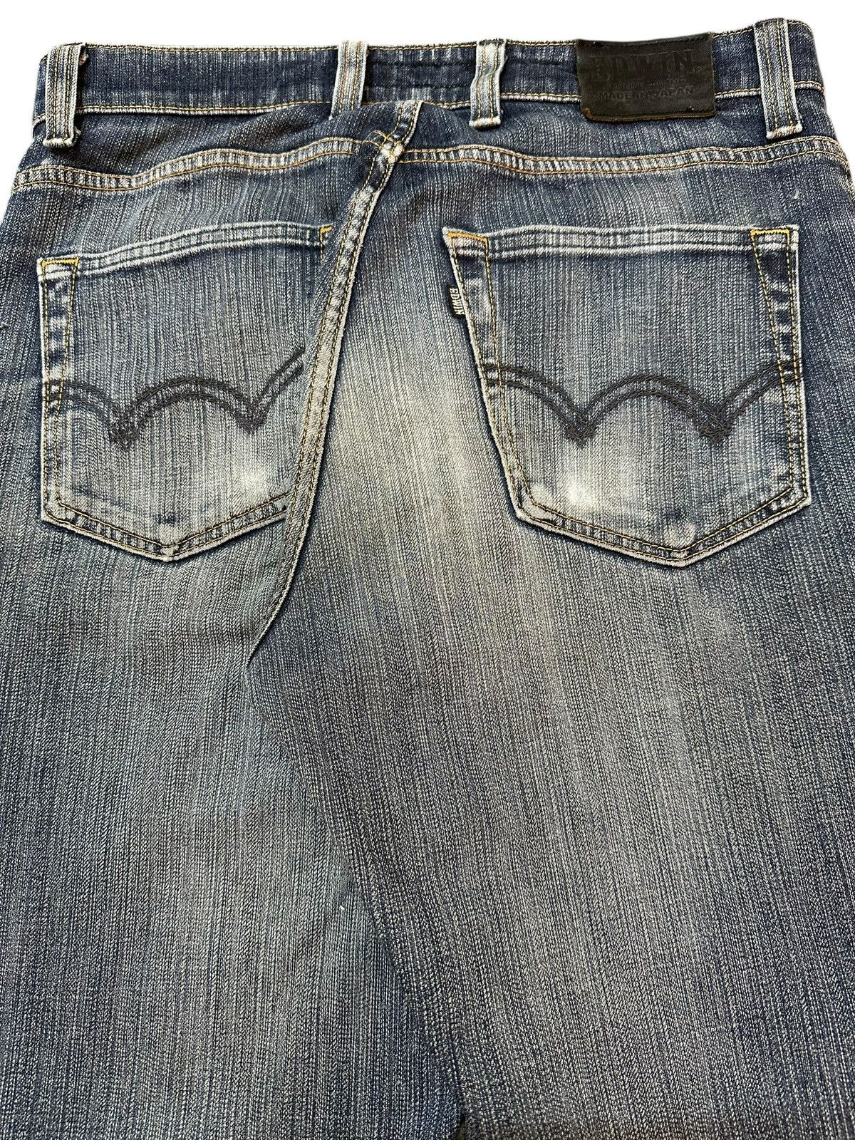 Edwin Vintage Japan Edwin Blue Faded Wash Style Baggy Jeans Size US 32 / EU 48 - 6 Thumbnail
