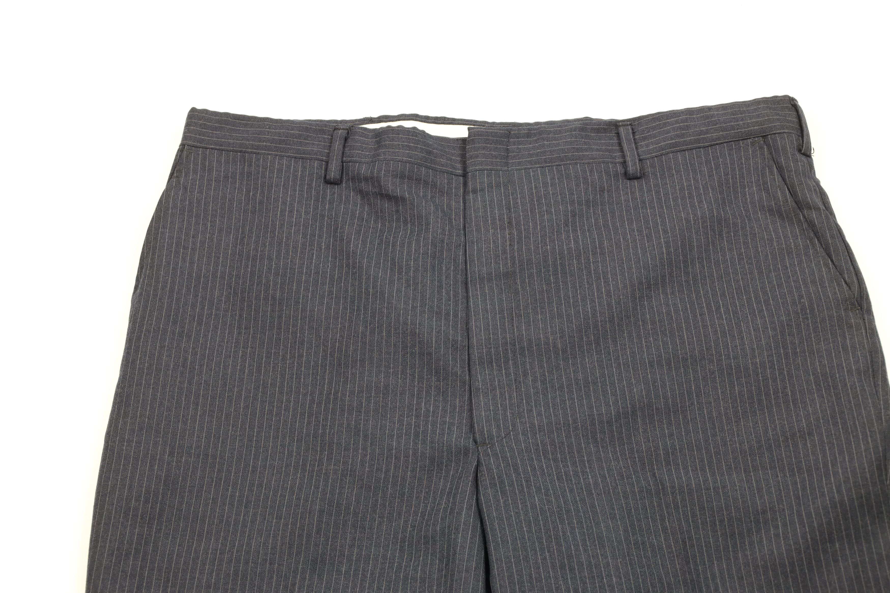 Vintage Vintage 70s Streetwear Pinstriped Bell Bottoms Chino Pants Size US 40 / EU 56 - 2 Thumbnail