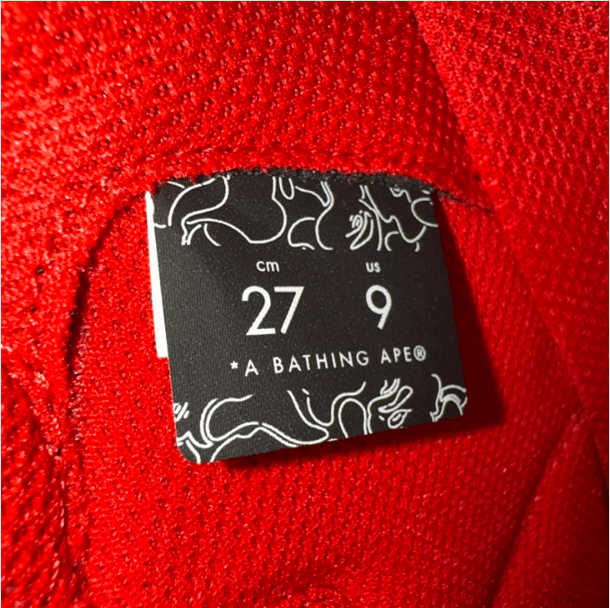 Bape ABATHINGAPE high-top sneaker for men Size US 9.5 / EU 42-43 - 5 Thumbnail