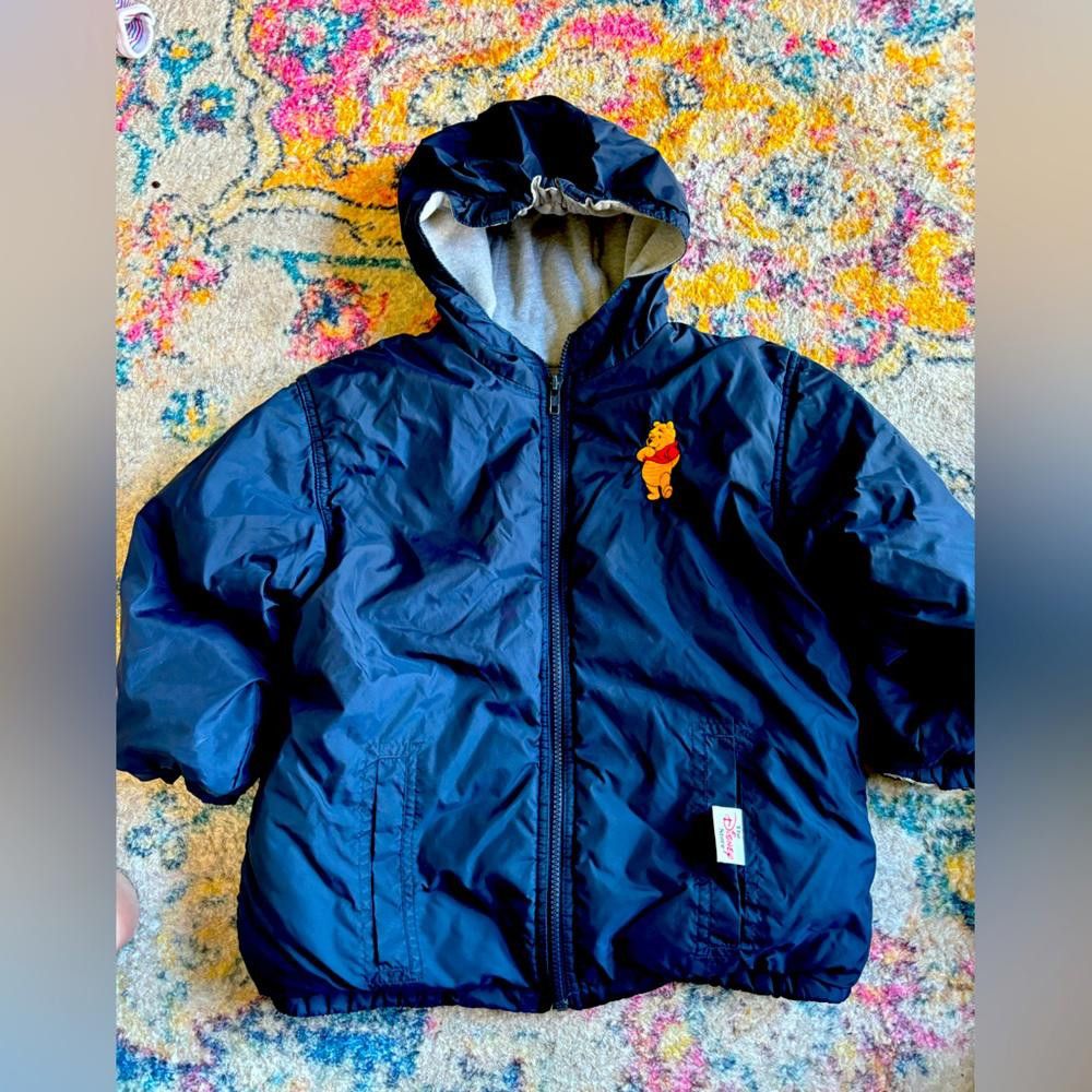 Disney Winnie The Pooh Reversible Jacket Size US XXS / EU 40 - 1 Thumbnail