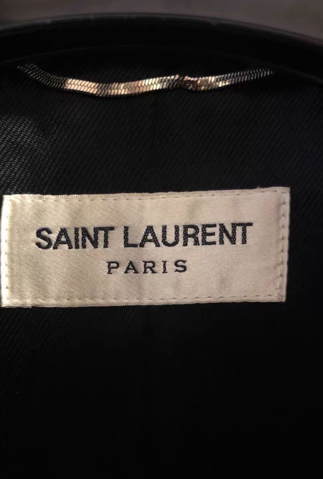 Saint Laurent Paris Saint Laurent Full Leather Black & White Varsity Jacket Size US S / EU 44-46 / 1 - 7 Thumbnail