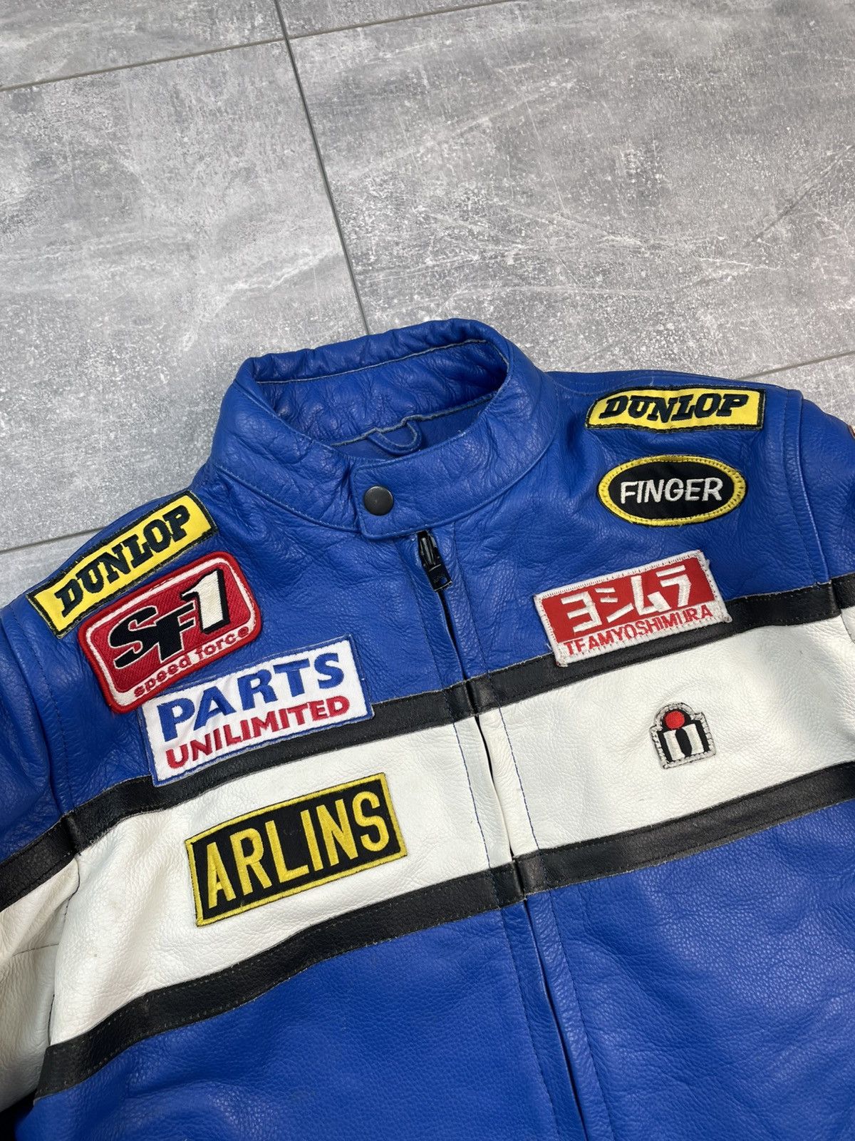 Fox Racing Racing Leather Jacket Vintage Repsol Patches Biker Size M / US 6-8 / IT 42-44 - 3 Thumbnail