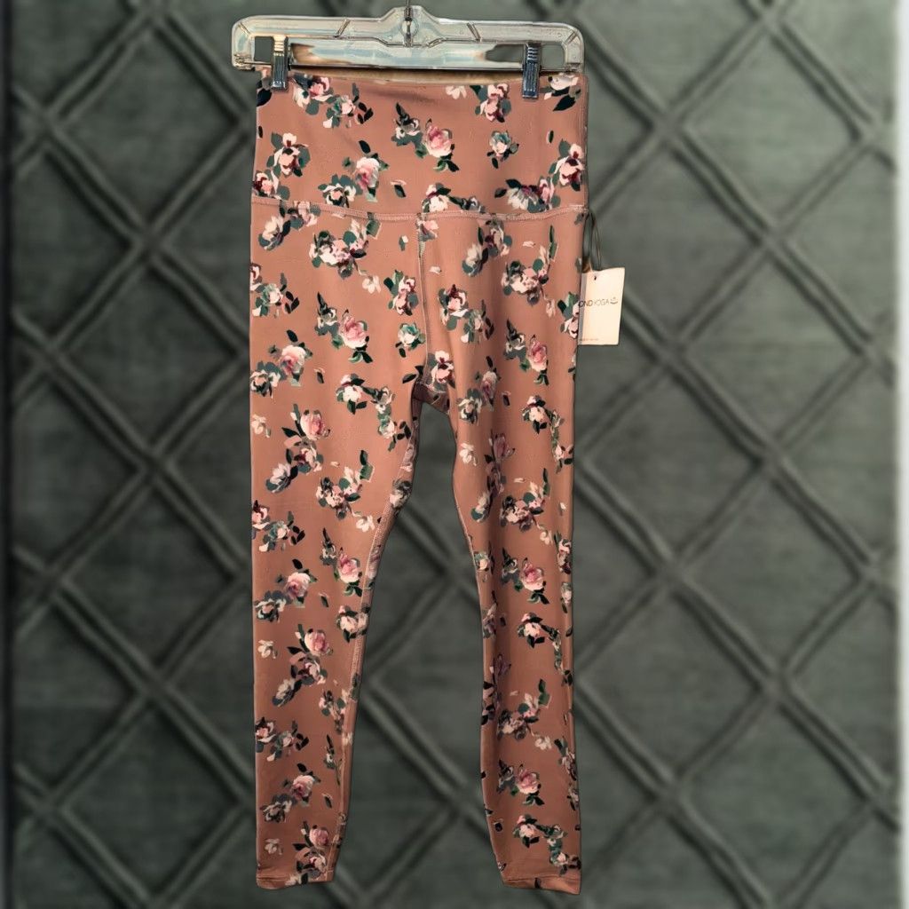 Beyond Yoga Beyond Yoga Olympus High Rise Legging Impressionist Floral Blush L Women Fitness Activewear Size 36" / US 14 / IT 50 - 1 Thumbnail