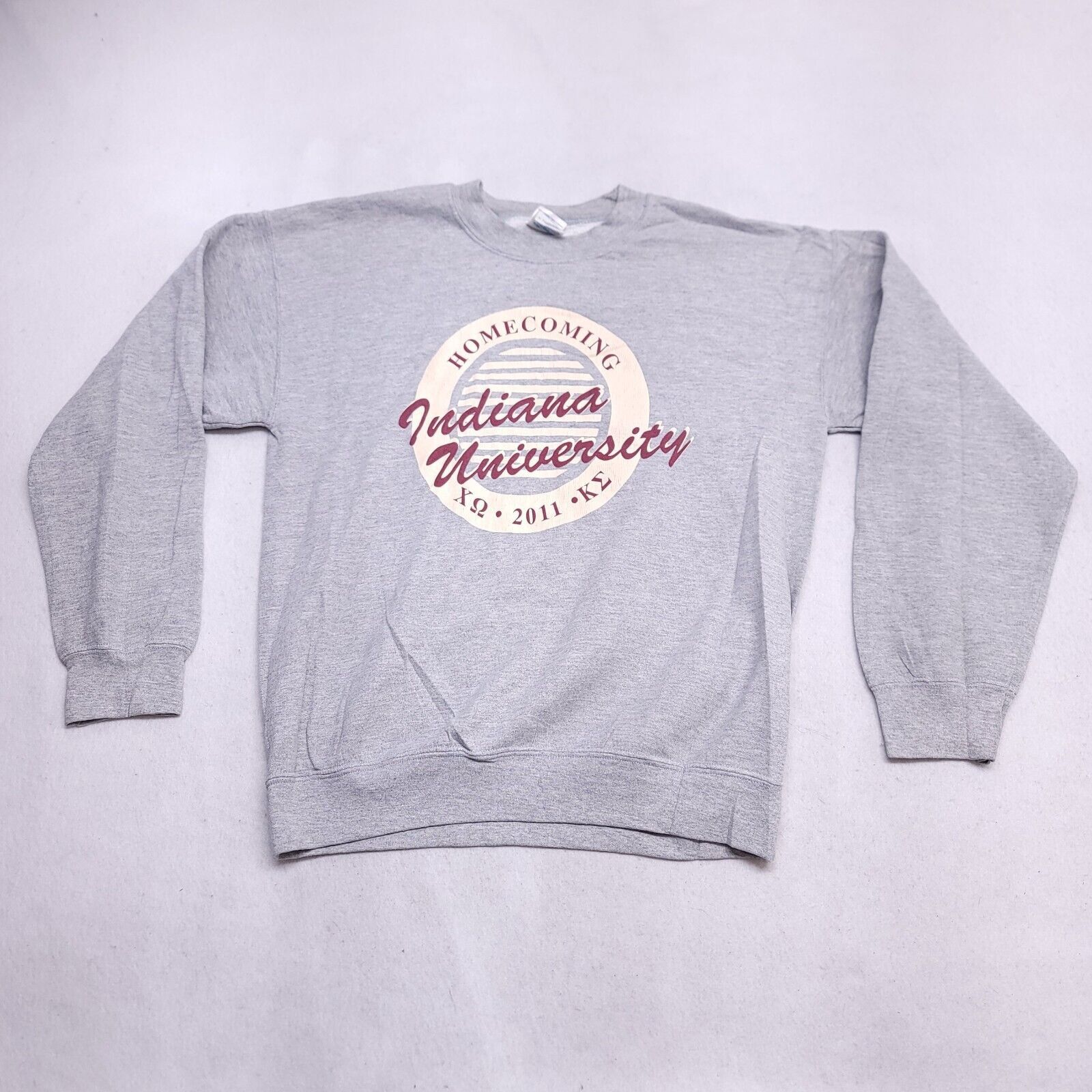 Gildan Indiana University Pullover Sweatshirt Womens Size M Gildan Size M / US 6-8 / IT 42-44 - 2 Thumbnail