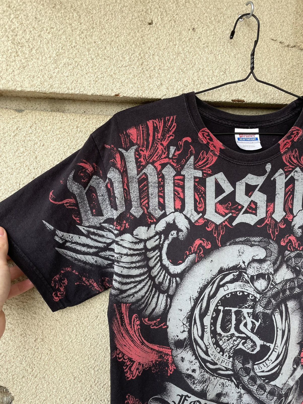 Band Tees Vintage Whitesnake Over Print Rock Band T-Shirt Size M Size US M / EU 48-50 / 2 - 3 Thumbnail