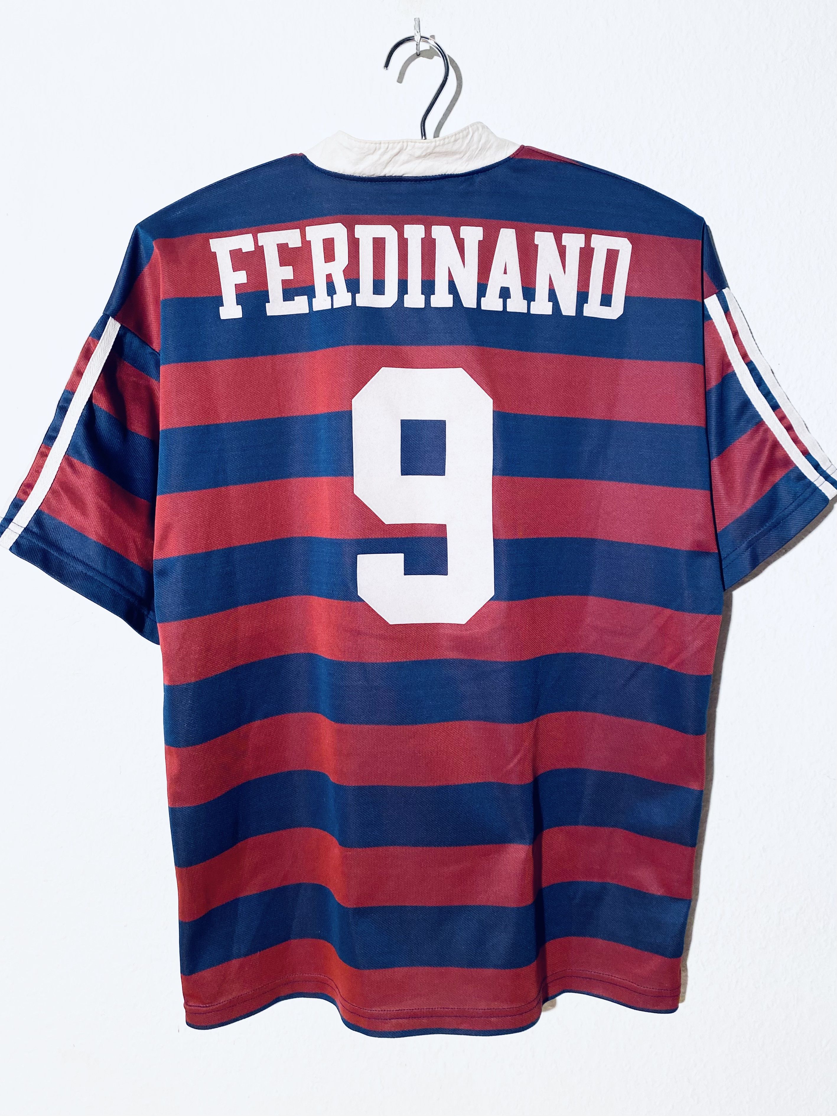 Adidas × Vintage Newcastle United *Ferdinand* Away Shirt 1995
