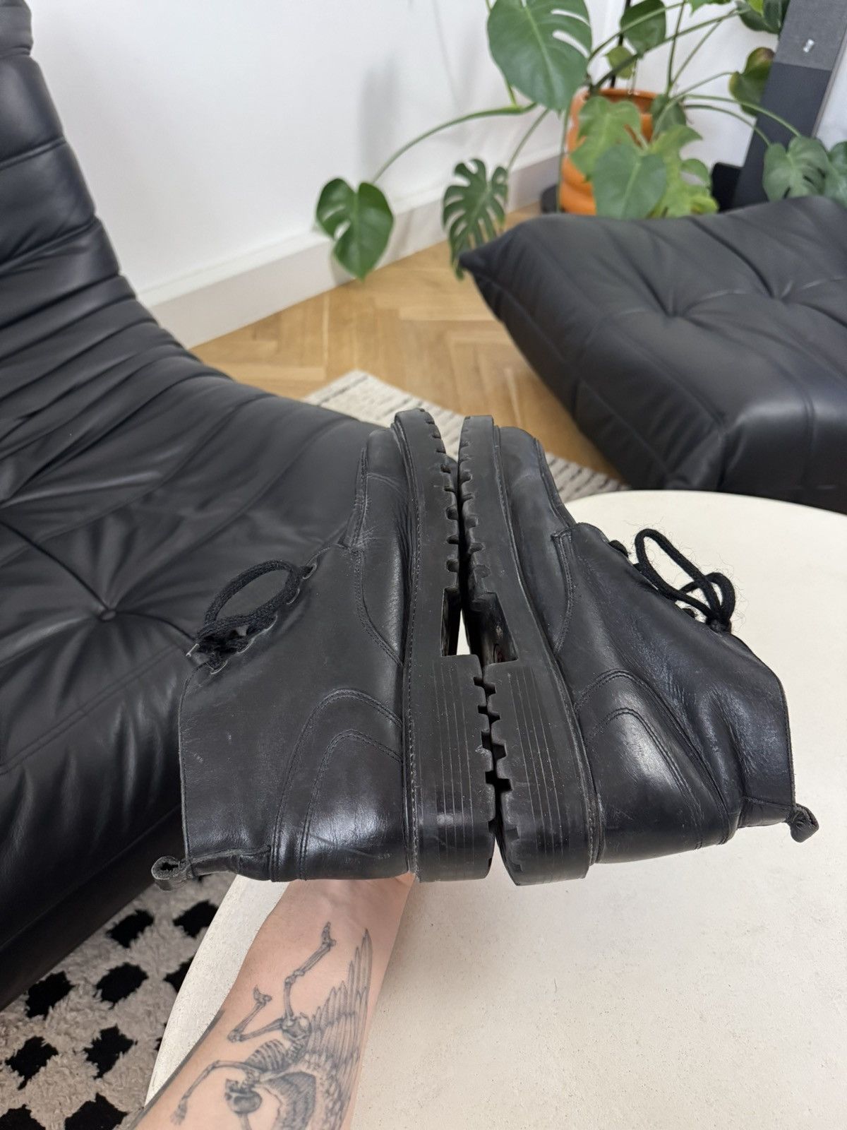 Levi's Levis 90s Vintage Avant Garde Platform Derby Leather Boots Size US 9 / EU 42 - 4 Thumbnail