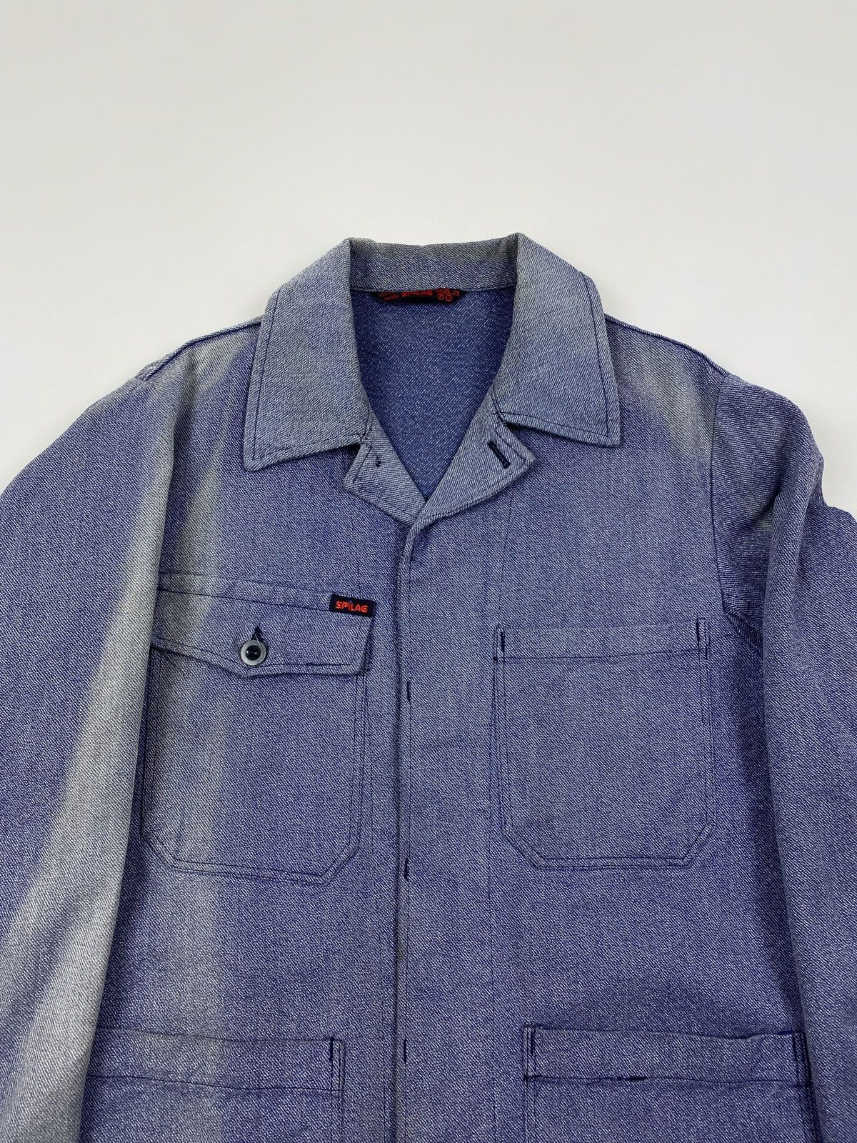 Vintage 1980’s Vintage Sun Faded Spilag Chore Work Jacket Size US M / EU 48-50 / 2 - 4 Thumbnail
