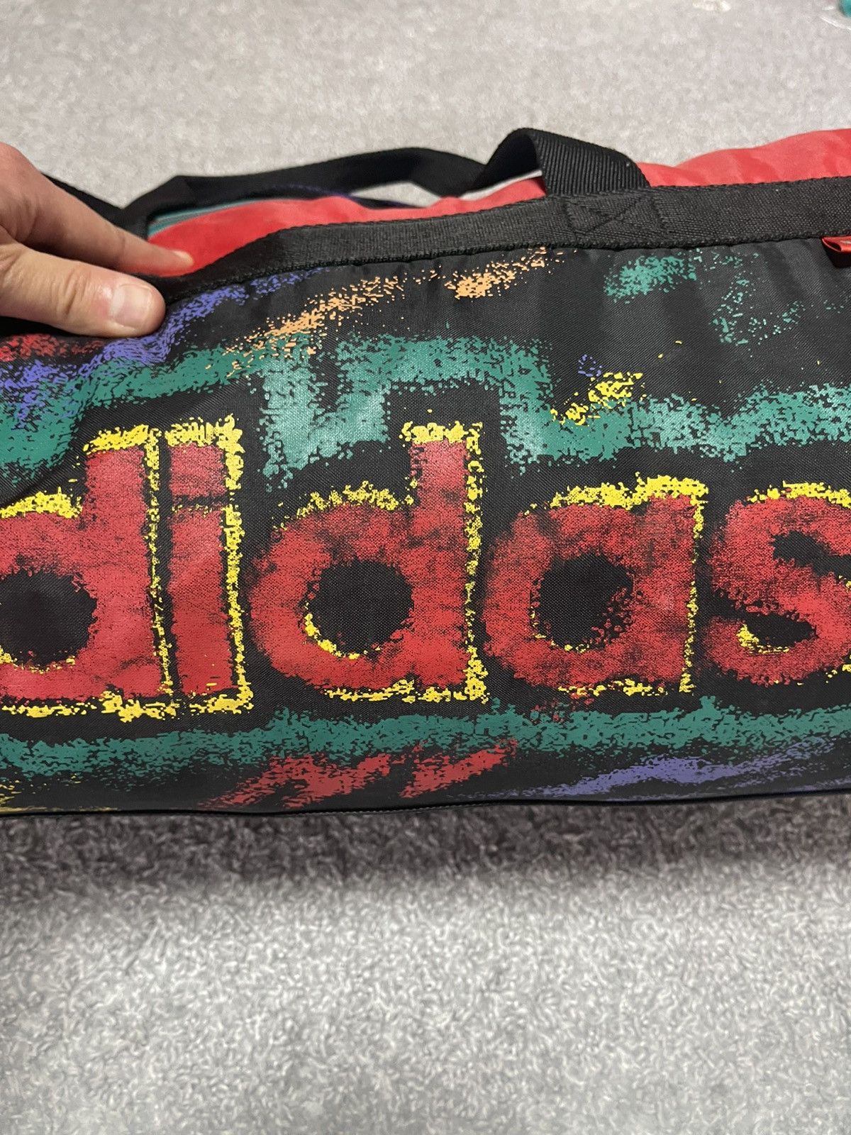 Adidas Adidas Retro 80-90 Rare Duffle Bag Size ONE SIZE - 8 Thumbnail