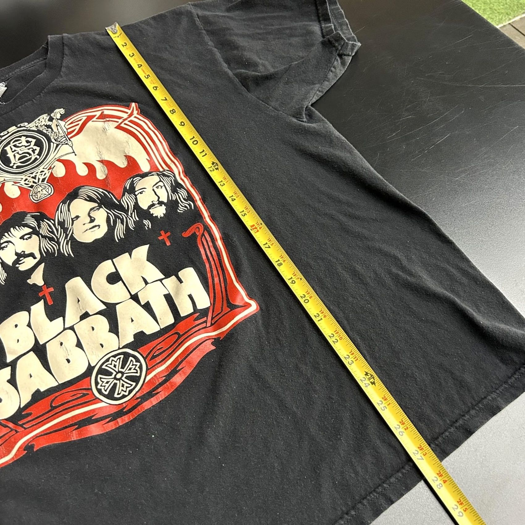 Vintage Black Sabbath Shirt Mens 2XL Black Graphic Band Metal Tee Alstyle Heavyweight Size US XXL / EU 58 / 5 - 5 Thumbnail