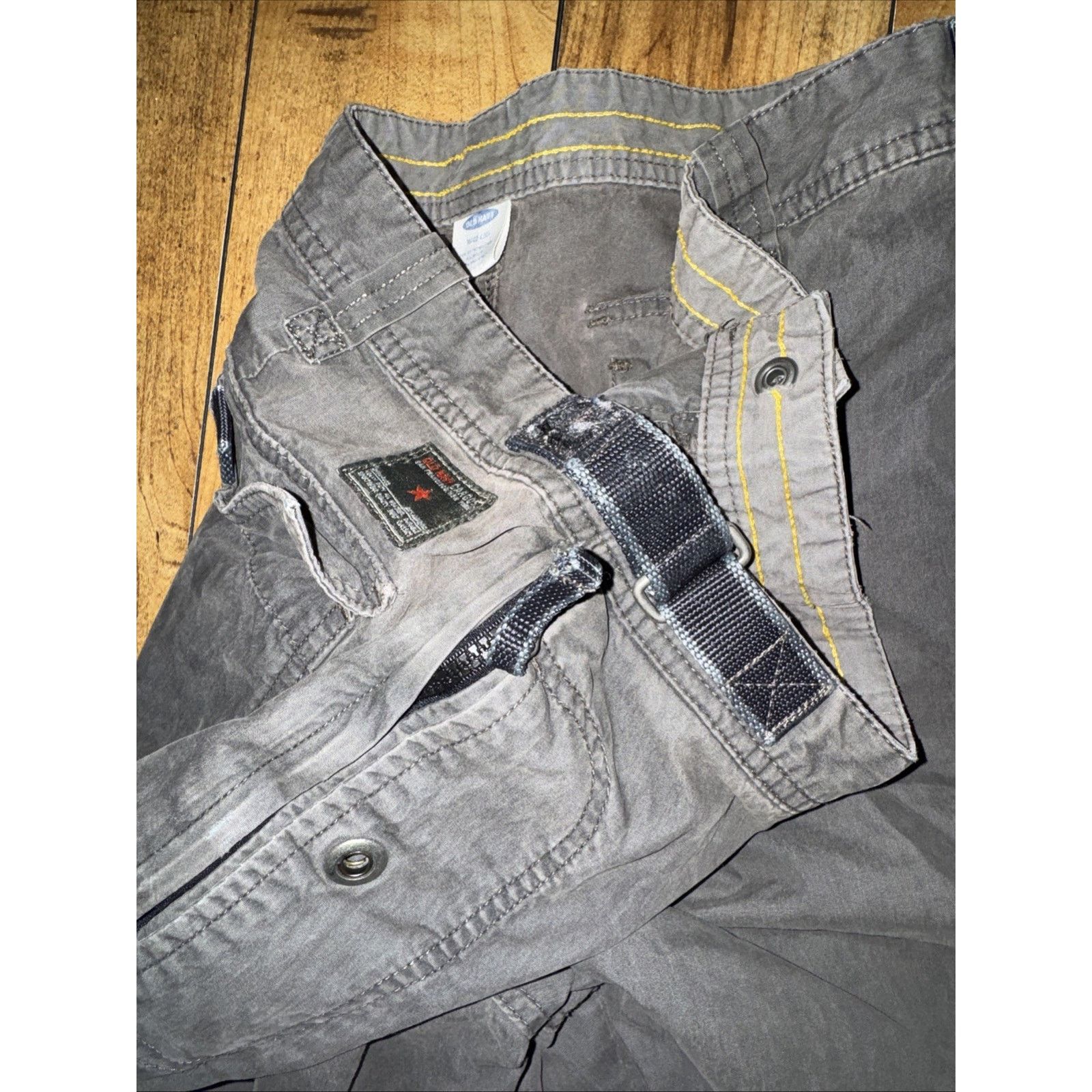 Old Navy × Vintage Vintage Old Navy Extra Baggy Cargo Pants Grey Y2K Skater 90s Size US 42 / EU 58 - 3 Thumbnail