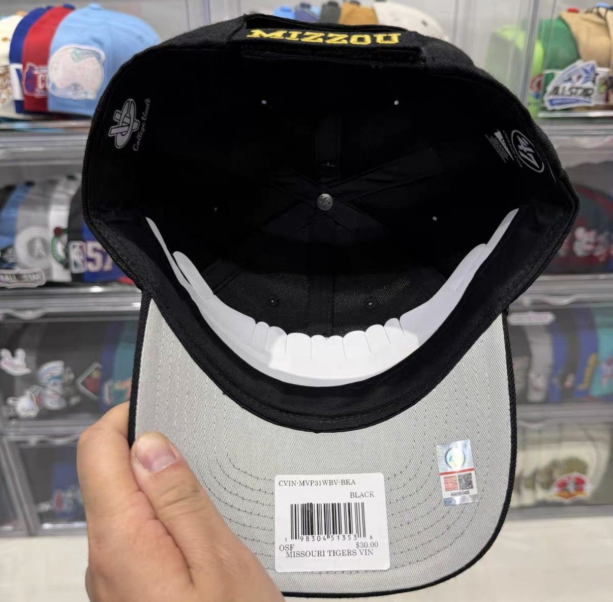 47 Brand 47 Brand NCAA University of Missouri Tigers Baseball Cap J32 Size ONE SIZE - 4 Thumbnail