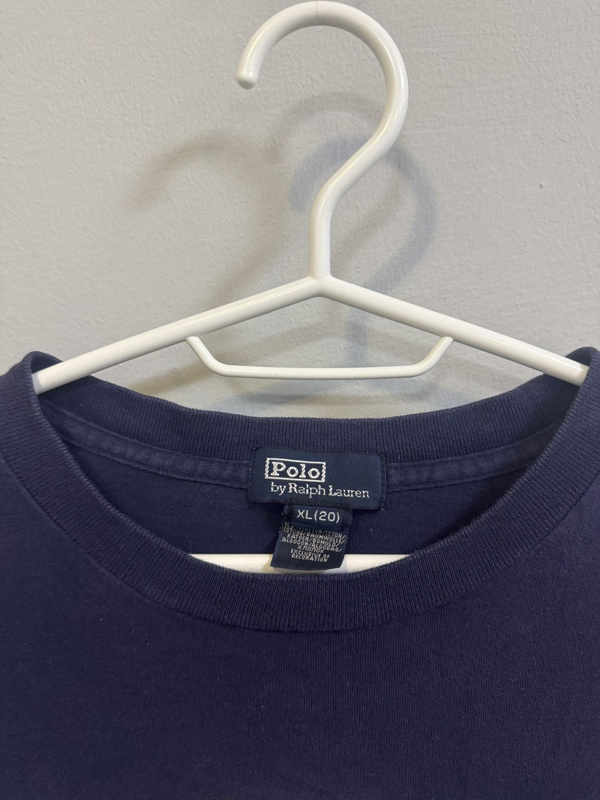Polo Ralph Lauren × Vintage Vintage Polo Ralph Lauren USA logo distressed tee Size US XL / EU 56 / 4 - 3 Thumbnail