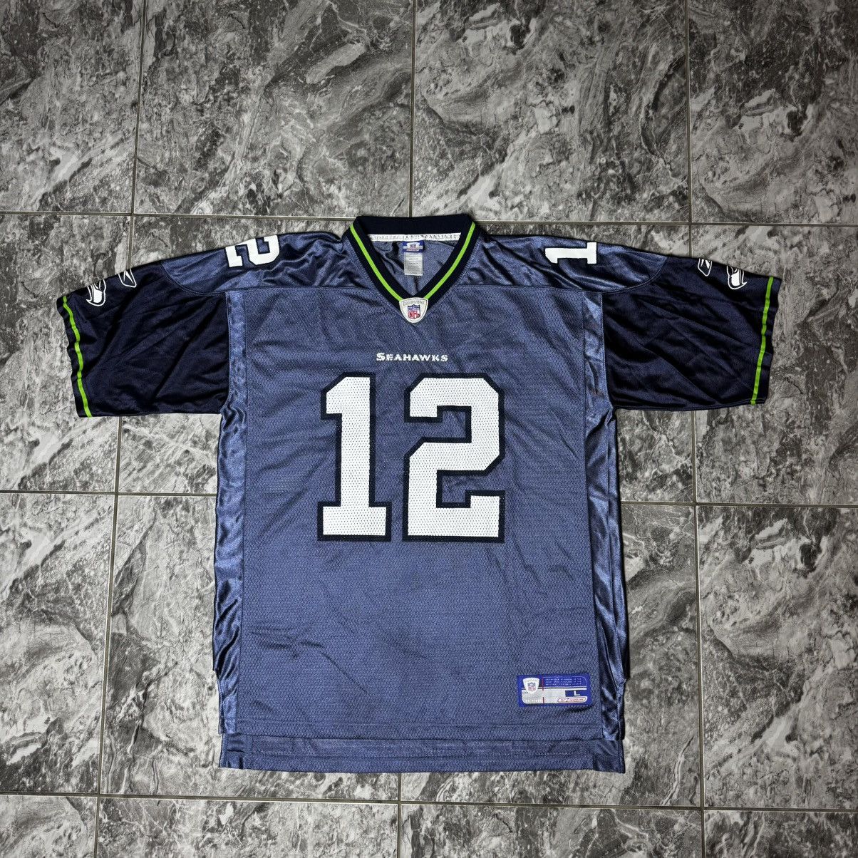 NFL × Reebok × Vintage Reebok Sweahawks Jersey 12 Fan vintage Size US L / EU 52-54 / 3 - 1 Thumbnail