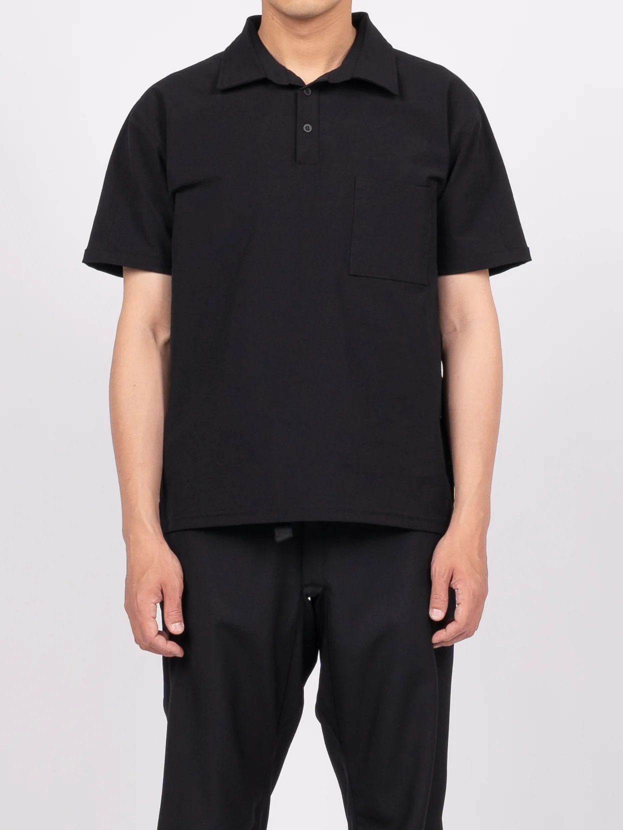 GR10K GR10K IBQ S/S POLO SHIRT (BLACK - LARGE) Size US L / EU 52-54 / 3 - 9 Thumbnail