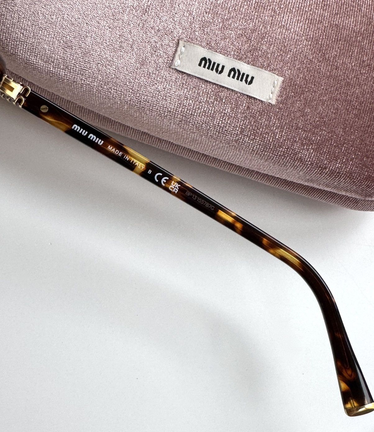Miu Miu × Vintage NEW Miu Miu sunglasses SMU 11ZS 14L-08N Size ONE SIZE - 9 Thumbnail