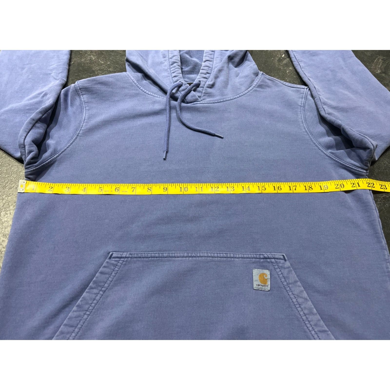 Carhartt Carhartt Womens Hoodie Pullover Navy Blue Size M Regular Hooded Pockets Sweatshirt Relaxed Fit Fleece Cotton Pullover Sweatshirt Activewear Vintage No Size M / US 6-8 / IT 42-44 - 5 Thumbnail