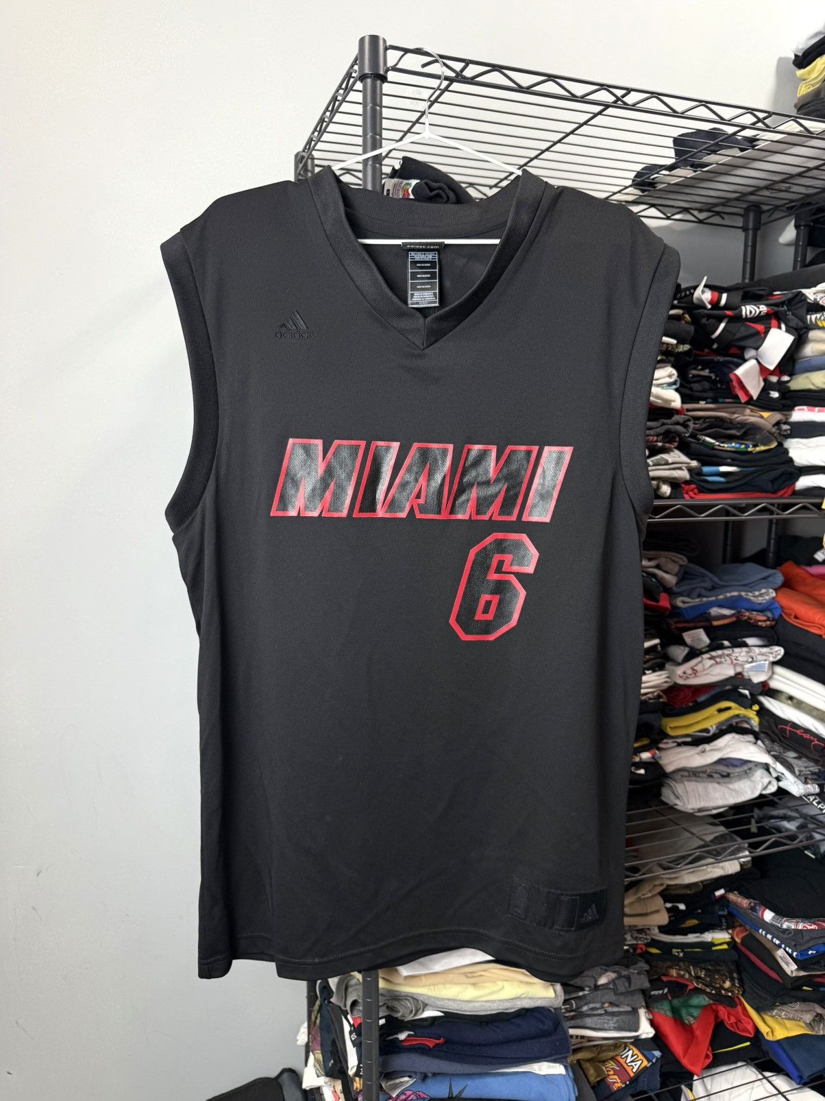 Adidas Vintage Adidas Miami Heat NBA Jersey Size US M / EU 48-50 / 2 - 1 Thumbnail