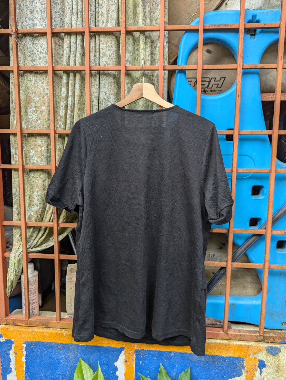 Vintage Jeune Mamat Black Shirt Size L / US 10 / IT 46 - 2 Thumbnail
