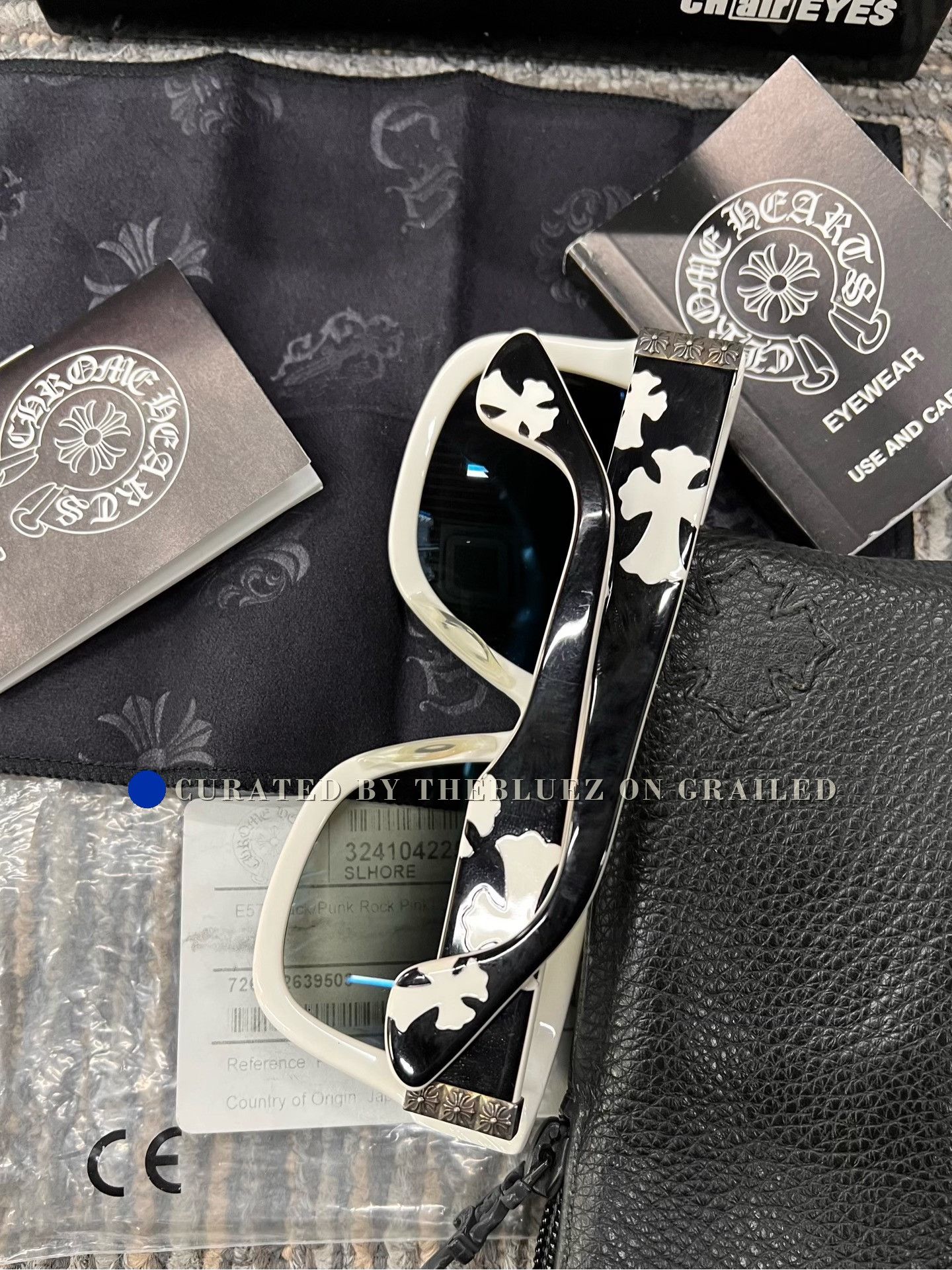 Chrome Hearts Chrome Hearts CH Cross Silver Buckle Glasses Size ONE SIZE - 1 Thumbnail