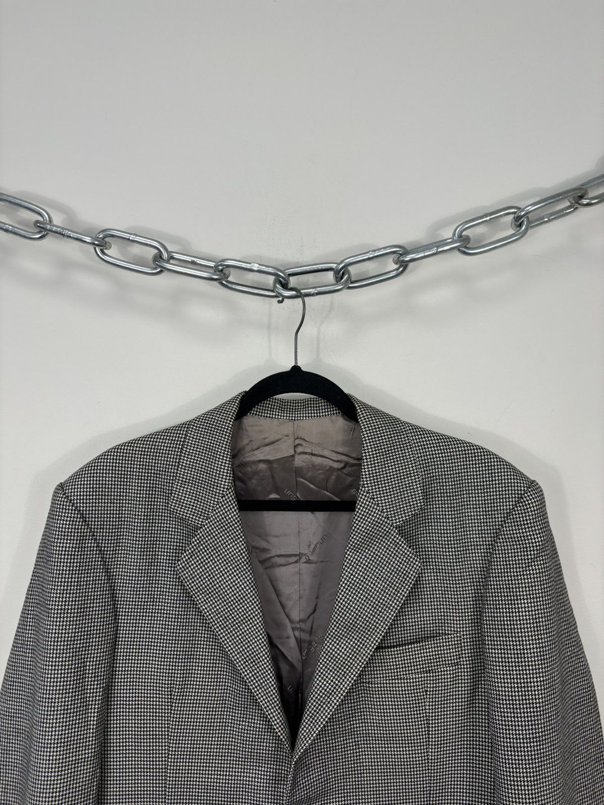 Emanuel Ungaro Vintage Ungaro Paris Ermenegildo Zegna Tessuto Blazer Jacket Size 42R - 8 Thumbnail