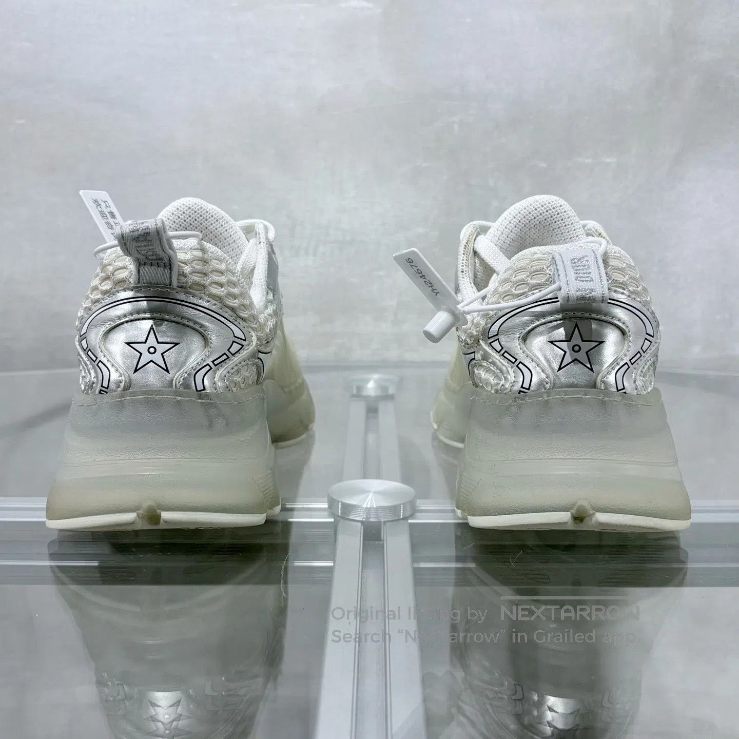 Dior Dior Vibe Silver Sports Shoes Size US 5.5 / IT 35.5 - 6 Thumbnail