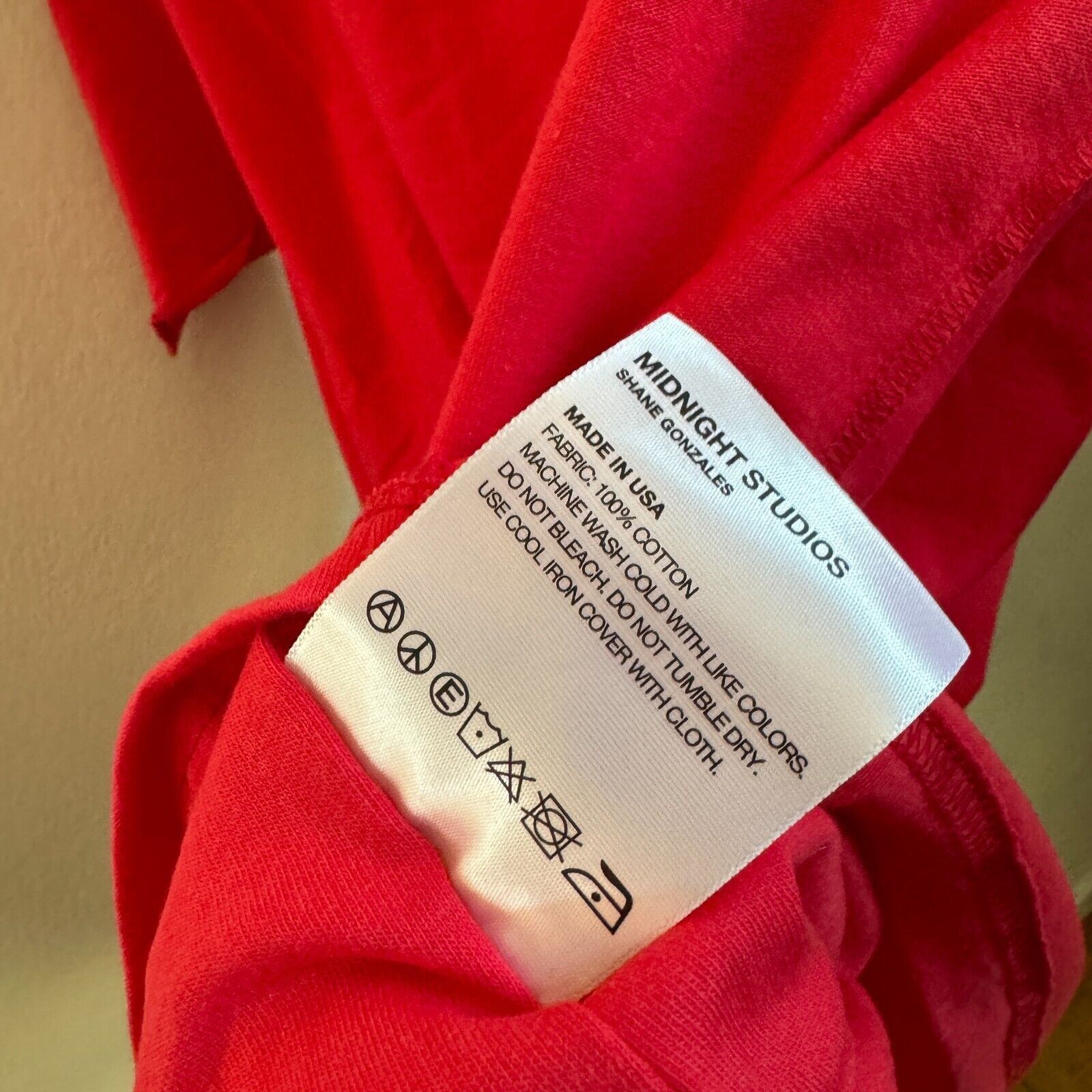 Midnight Studios Midnight Studios Bauhaus Passion of Lovers Large T-Shirt Red Size US L / EU 52-54 / 3 - 4 Thumbnail