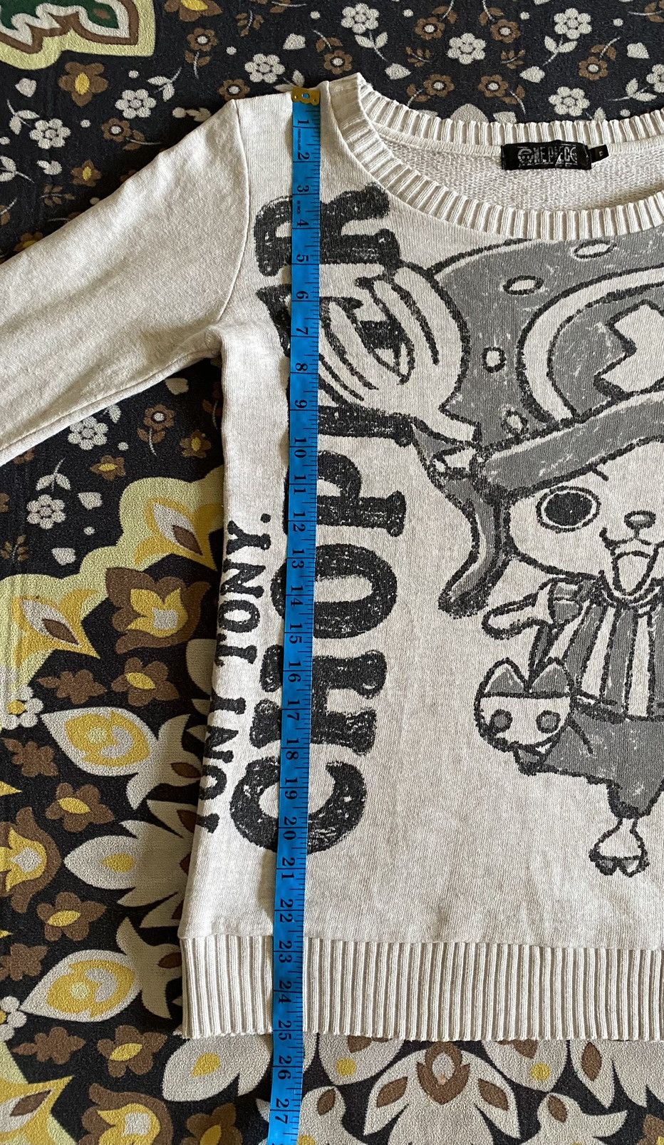 Anime × Japanese Brand × One Piece Vintage Y2k One Piece Anima Japan Sweater/Sweatshirt Size US S / EU 44-46 / 1 - 10 Thumbnail