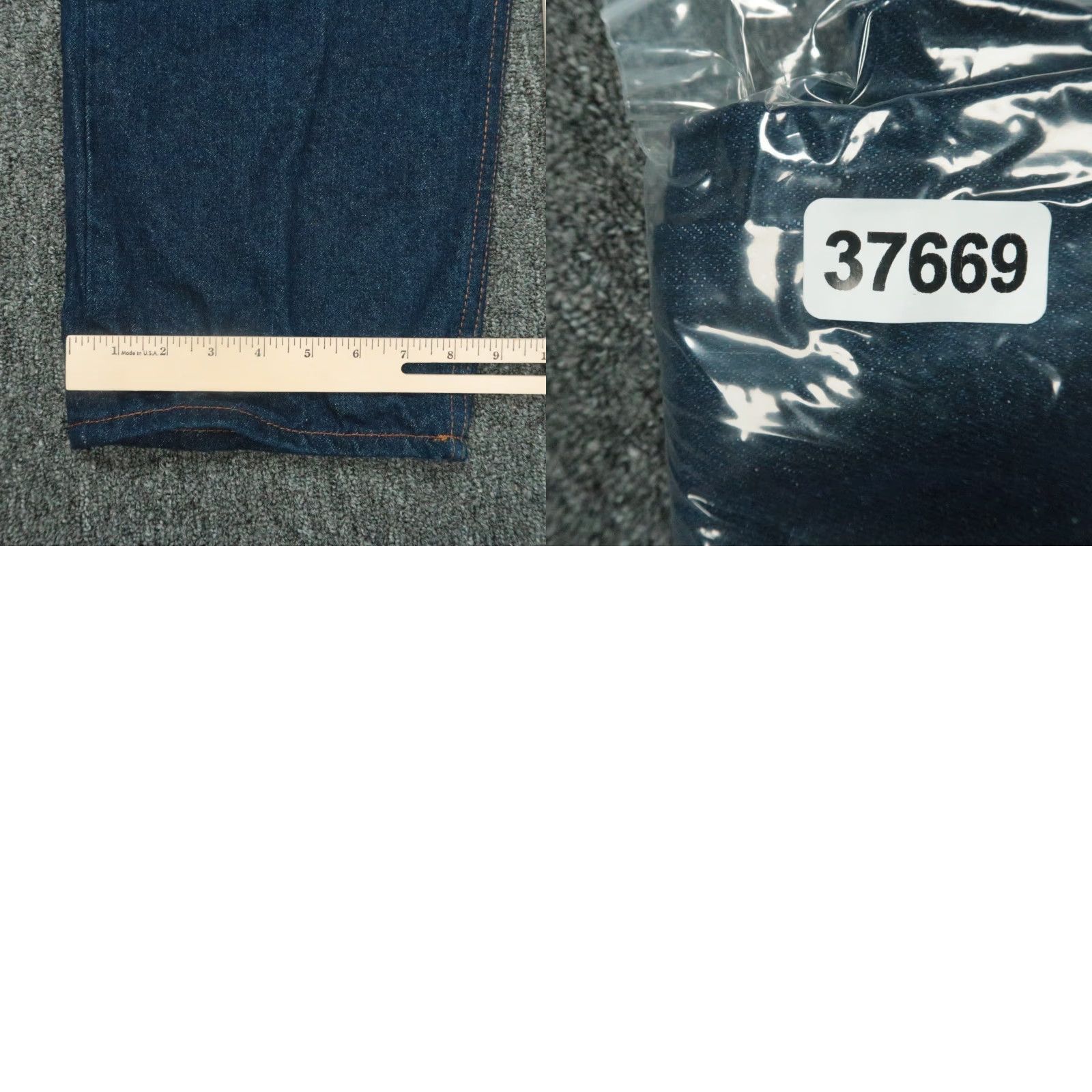 Levi's VINTAGE Levi's 501 Jeans Mens 40x31 Dark Blue Button Fly 5-Pocket Denim Cotton Regular Straight Blue Mens US 501 Series Size US 40 / EU 56 - 9 Thumbnail