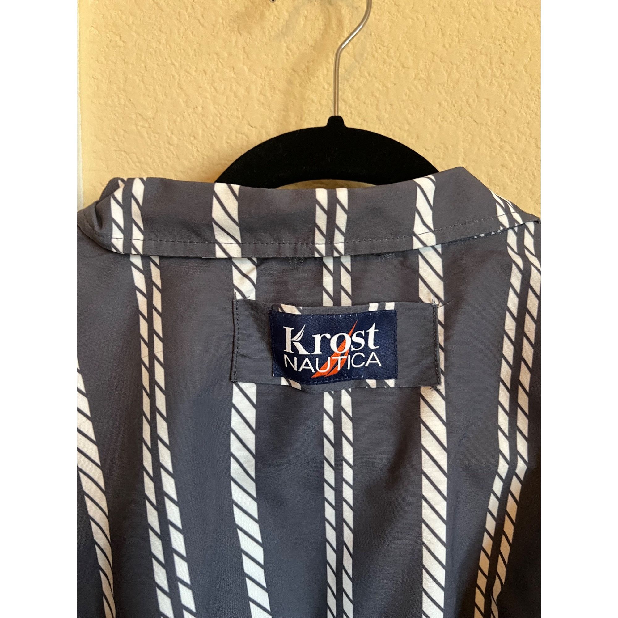 Nautica Krost x Nautica rope print Mens Windbreaker Jacket NWOT - S Size US XL / EU 56 / 4 - 8 Thumbnail