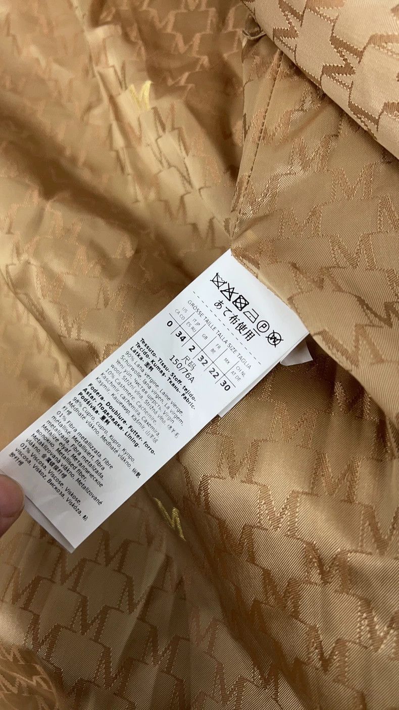 Other Maxmara 101801 Camel Wool Coat-2508 Size US XS / EU 42 / 0 - 7 Thumbnail