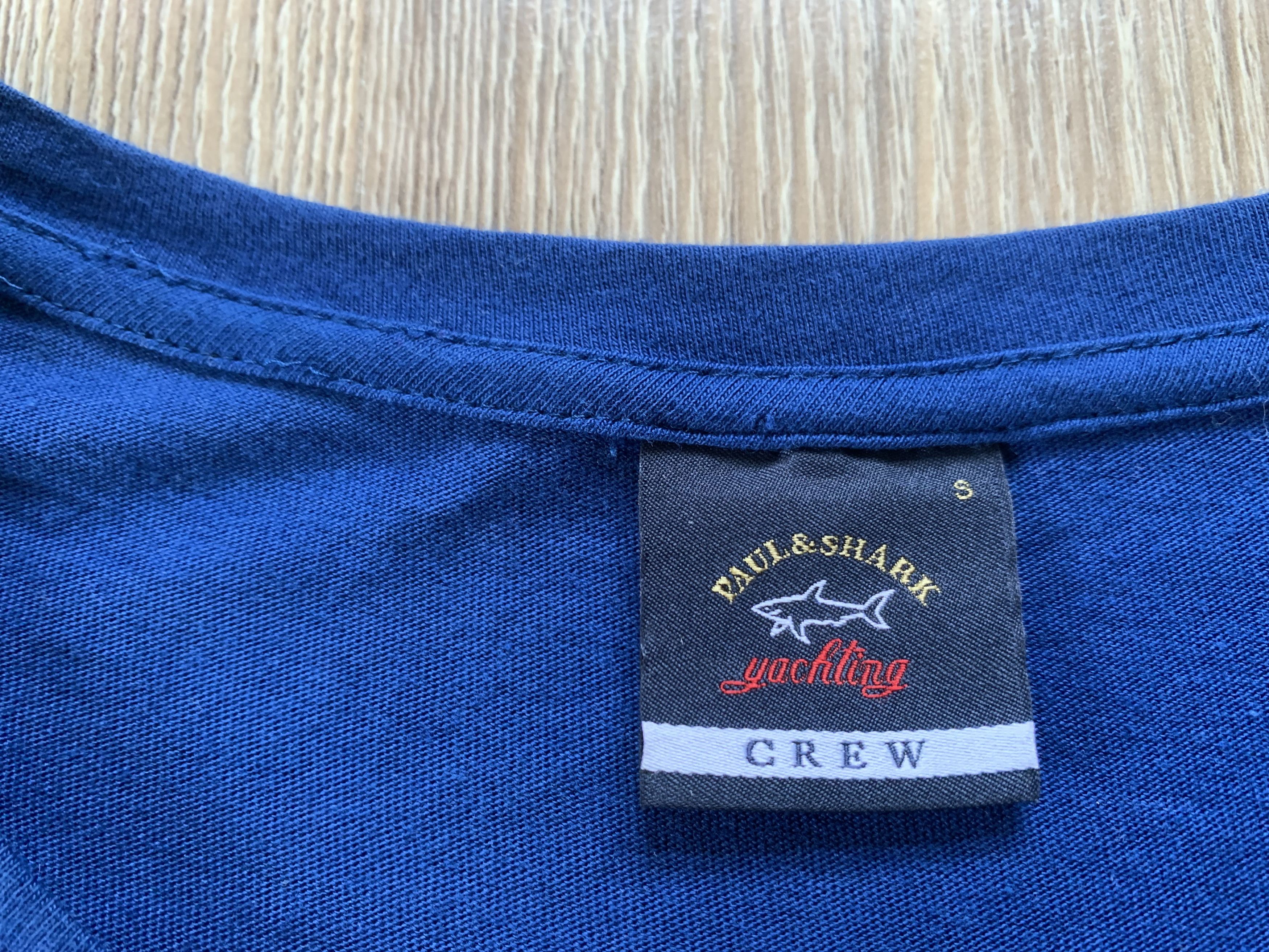 Paul & Shark Vintage Paul & Shark Yachting Crew Blue T Shirt Size US S / EU 44-46 / 1 - 6 Thumbnail