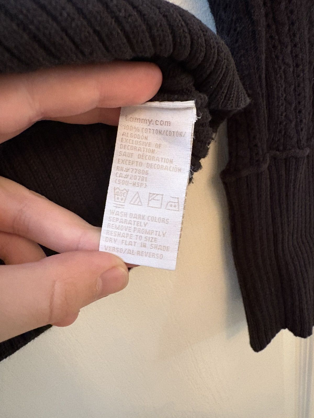 Tommy Hilfiger Vintage Tommy Hilfiger black sweater Size M / US 6-8 / IT 42-44 - 3 Thumbnail