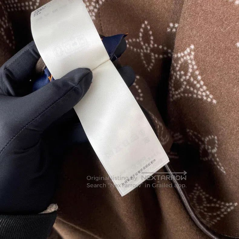 Louis Vuitton Louis Vuitton Old-print double-faced wool coat Size XXS / US 00 / IT 34 - 8 Thumbnail