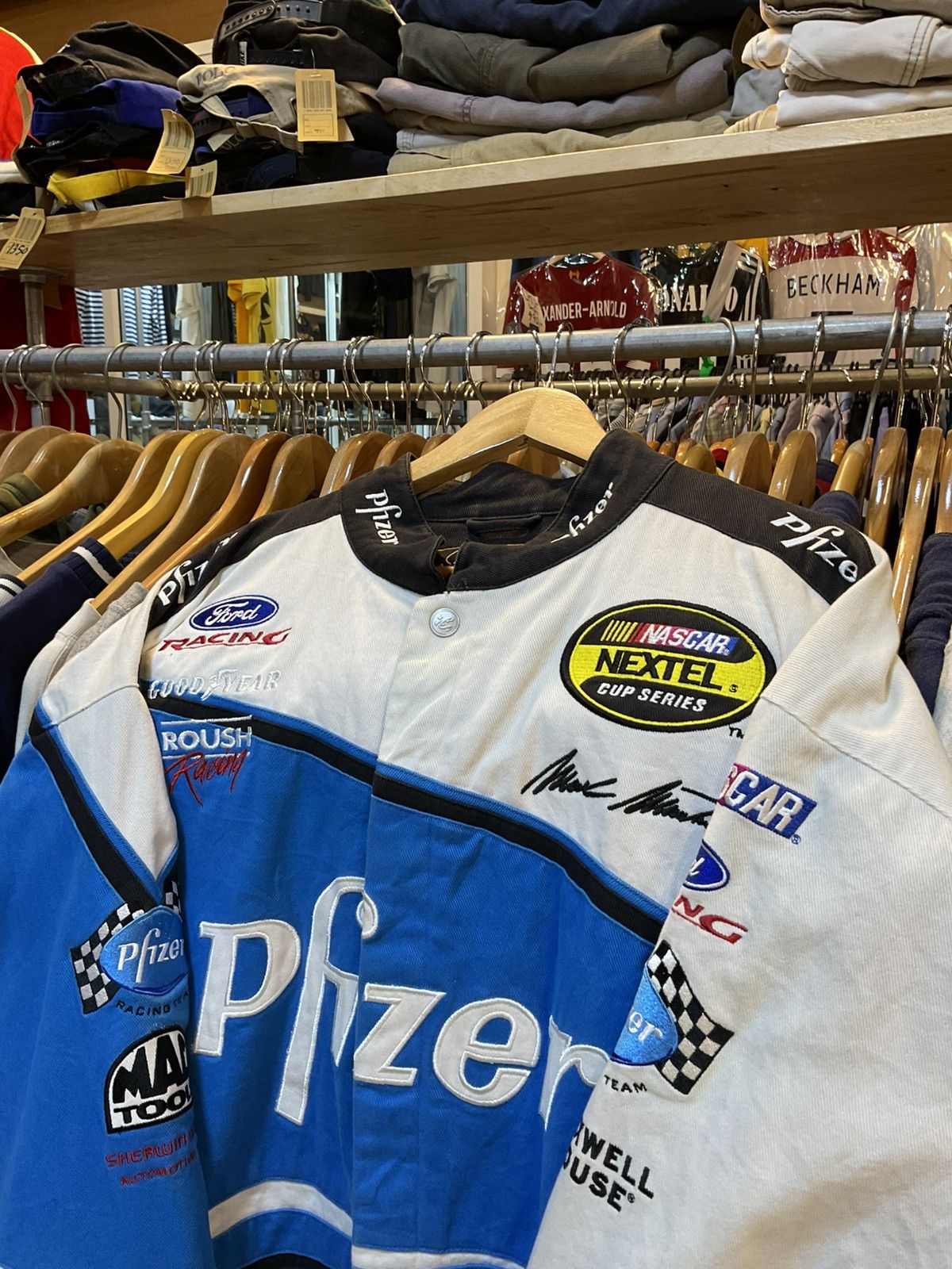 Other Vintage Nascar Phizer Racing Jacket Size US XL / EU 56 / 4 - 2 Thumbnail