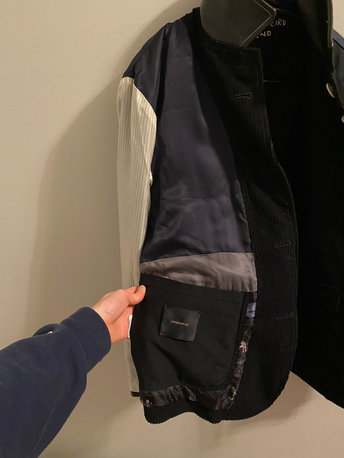 Undercover 16aw instant calm wool corduroy cow leather jacket Size US L / EU 52-54 / 3 - 10 Thumbnail