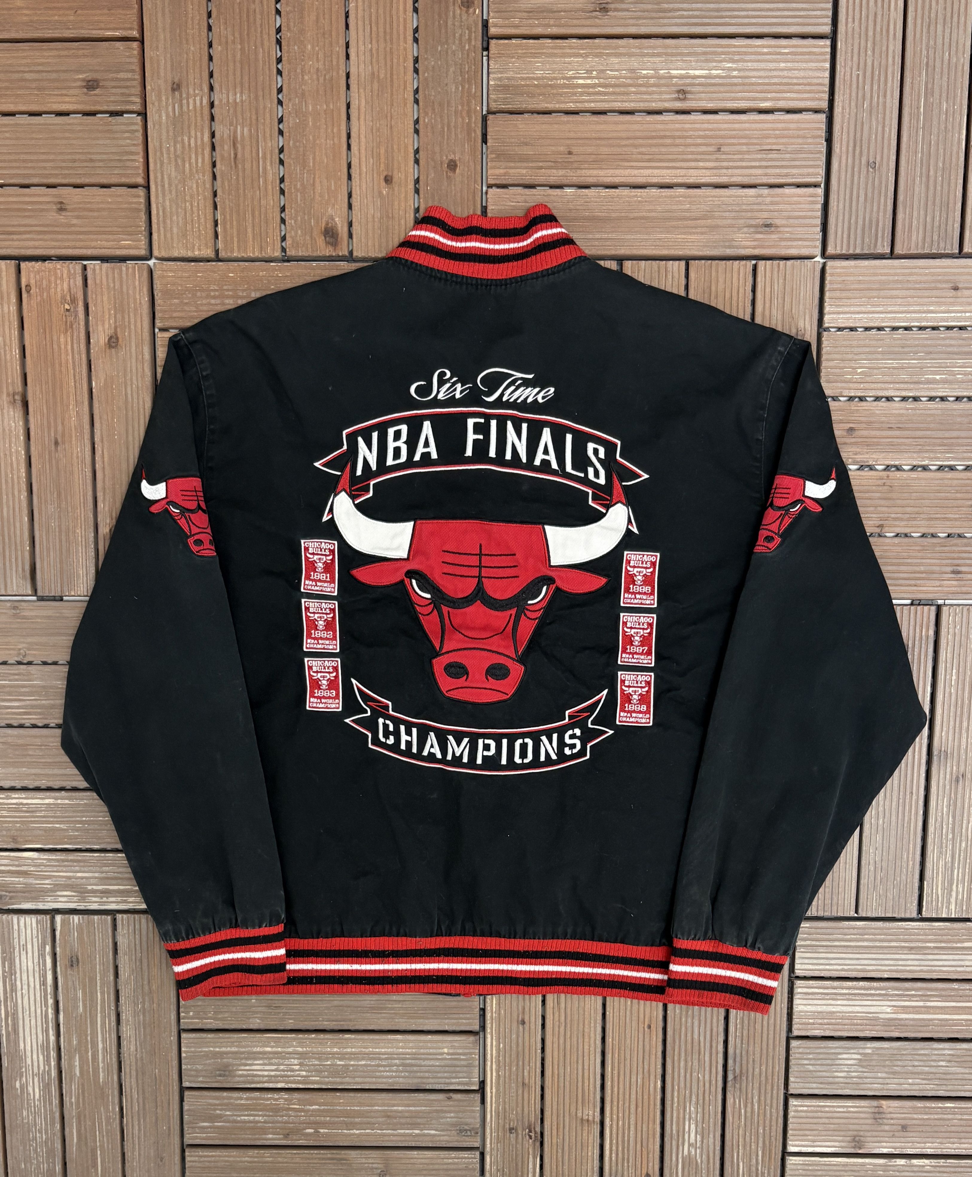Vintage Chicago Bulls Champions Vintage Reversible Black Jacket Size US XL / EU 56 / 4 - 3 Thumbnail