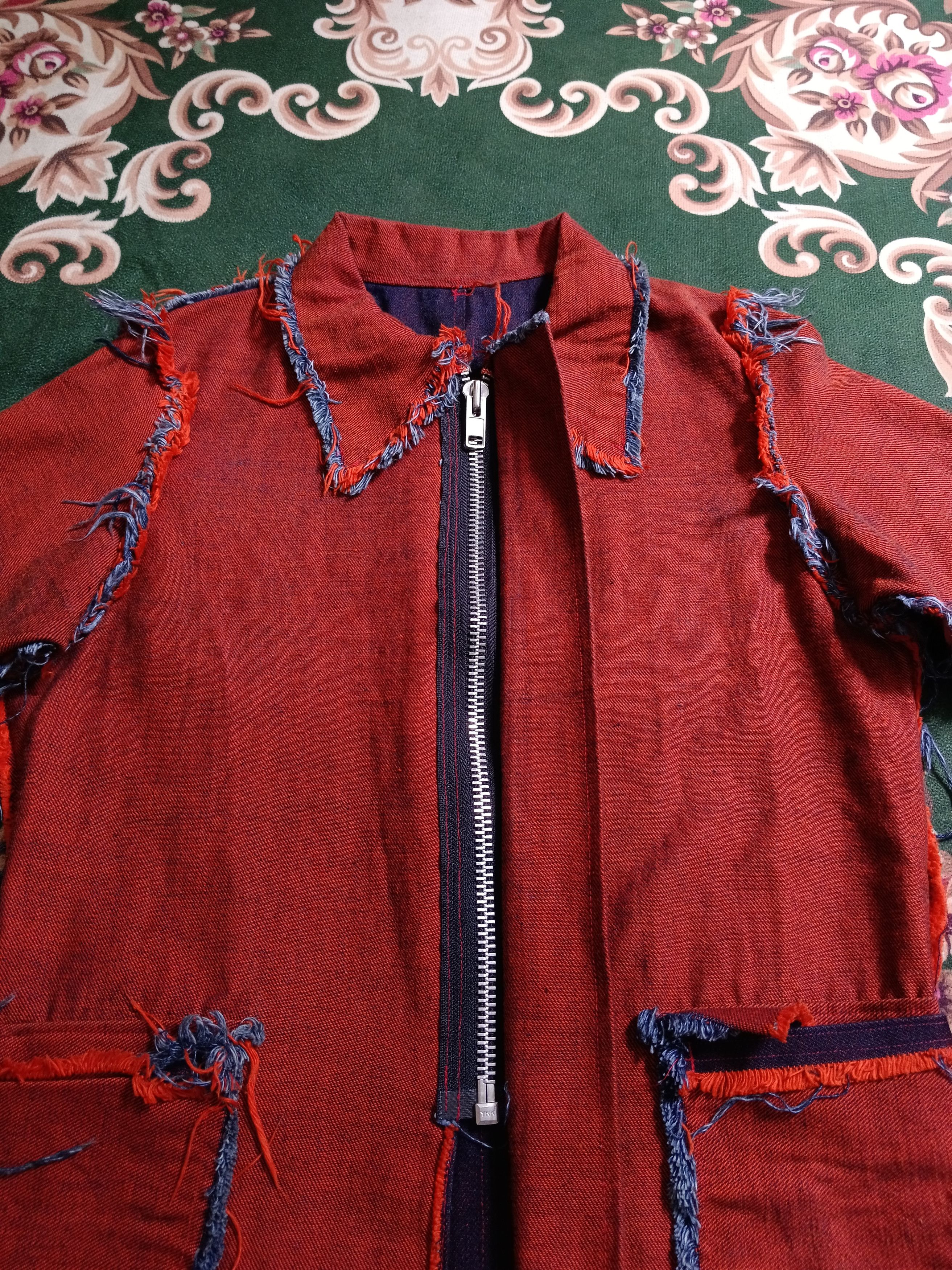 Japanese Brand PACTHWORK SEDI JACKET SELVEDGE JAPANESE UNBRAND Size S / US 4 / IT 40 - 6 Thumbnail