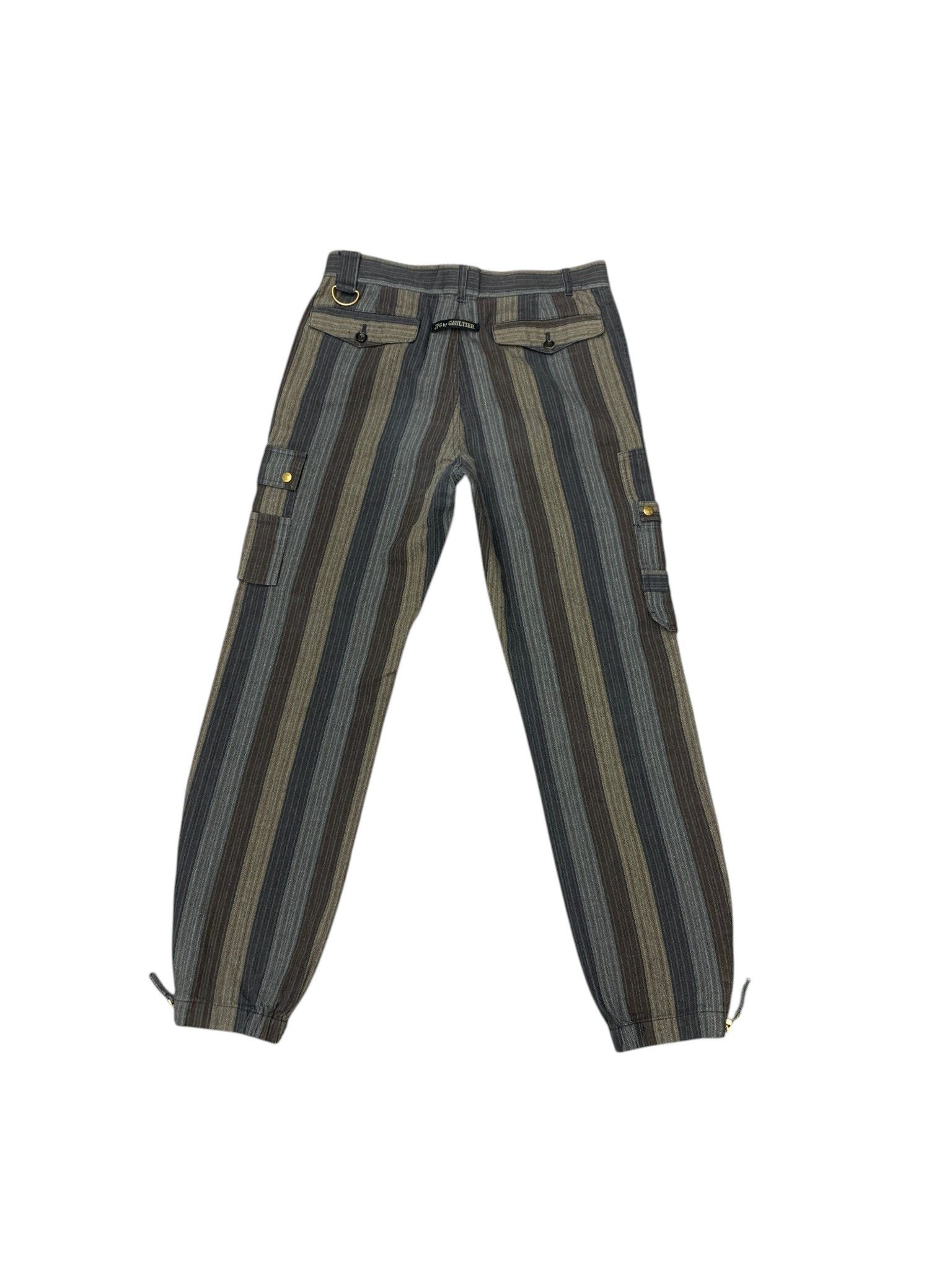 Jean Paul Gaultier Jean Paul Gaultier vintage striped cargo pants size M/32 Size US 32 / EU 48 - 7 Thumbnail