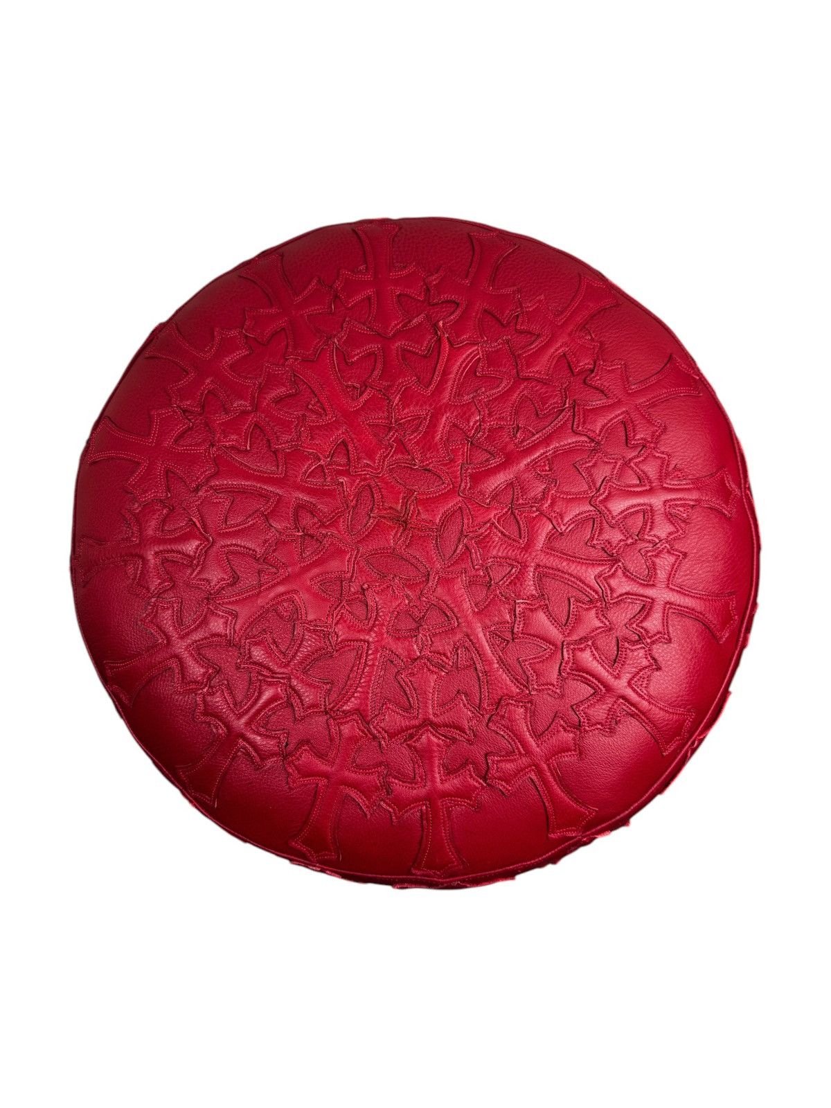 Chrome Hearts Chrome Hearts 1/1 Blood Red Tuffet Ottoman Stool🩸 Size ONE SIZE - 3 Thumbnail