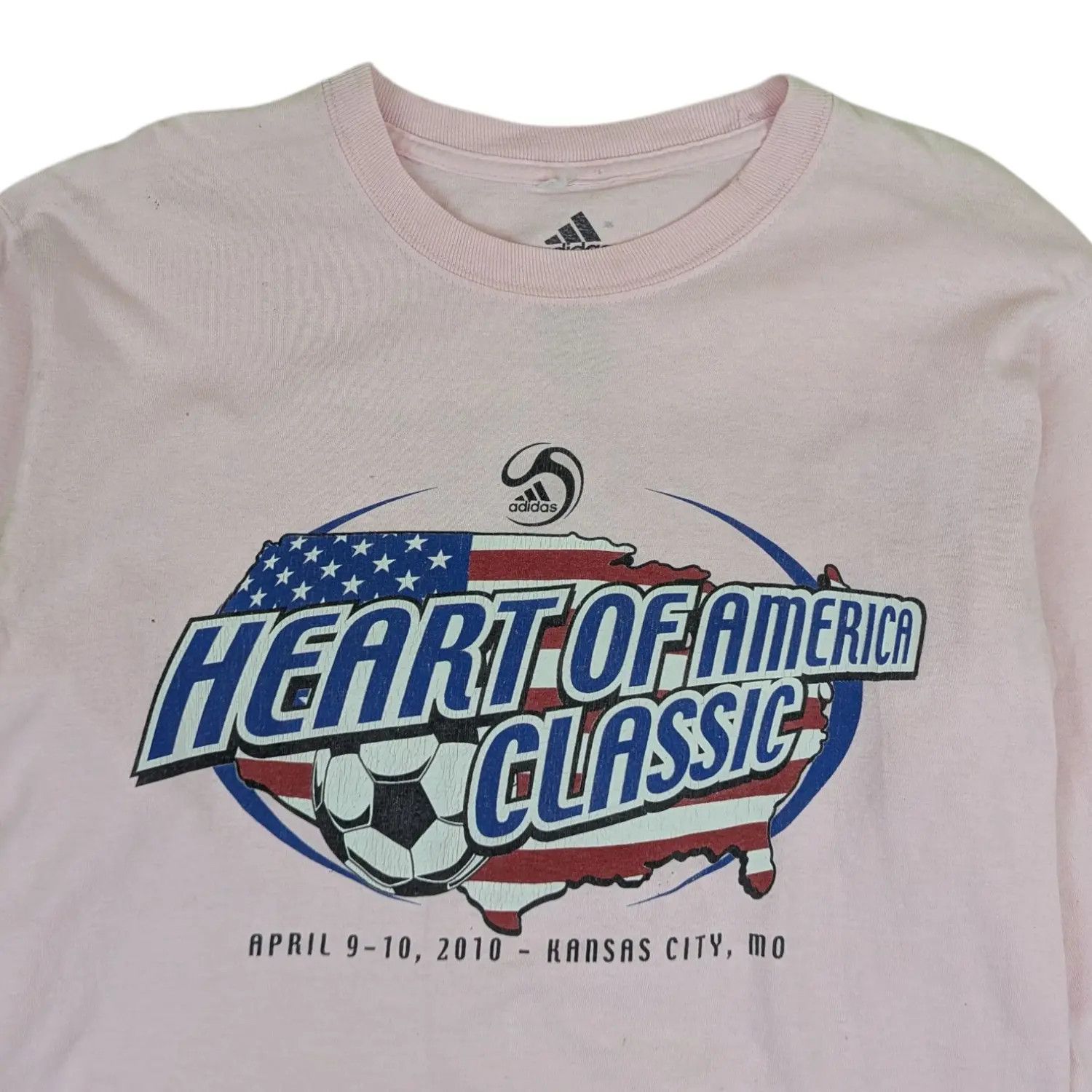 Adidas ADIDAS 2010 Heart Of America MLS Soccer Long Sleeve T-Shirt Size US S / EU 44-46 / 1 - 4 Thumbnail