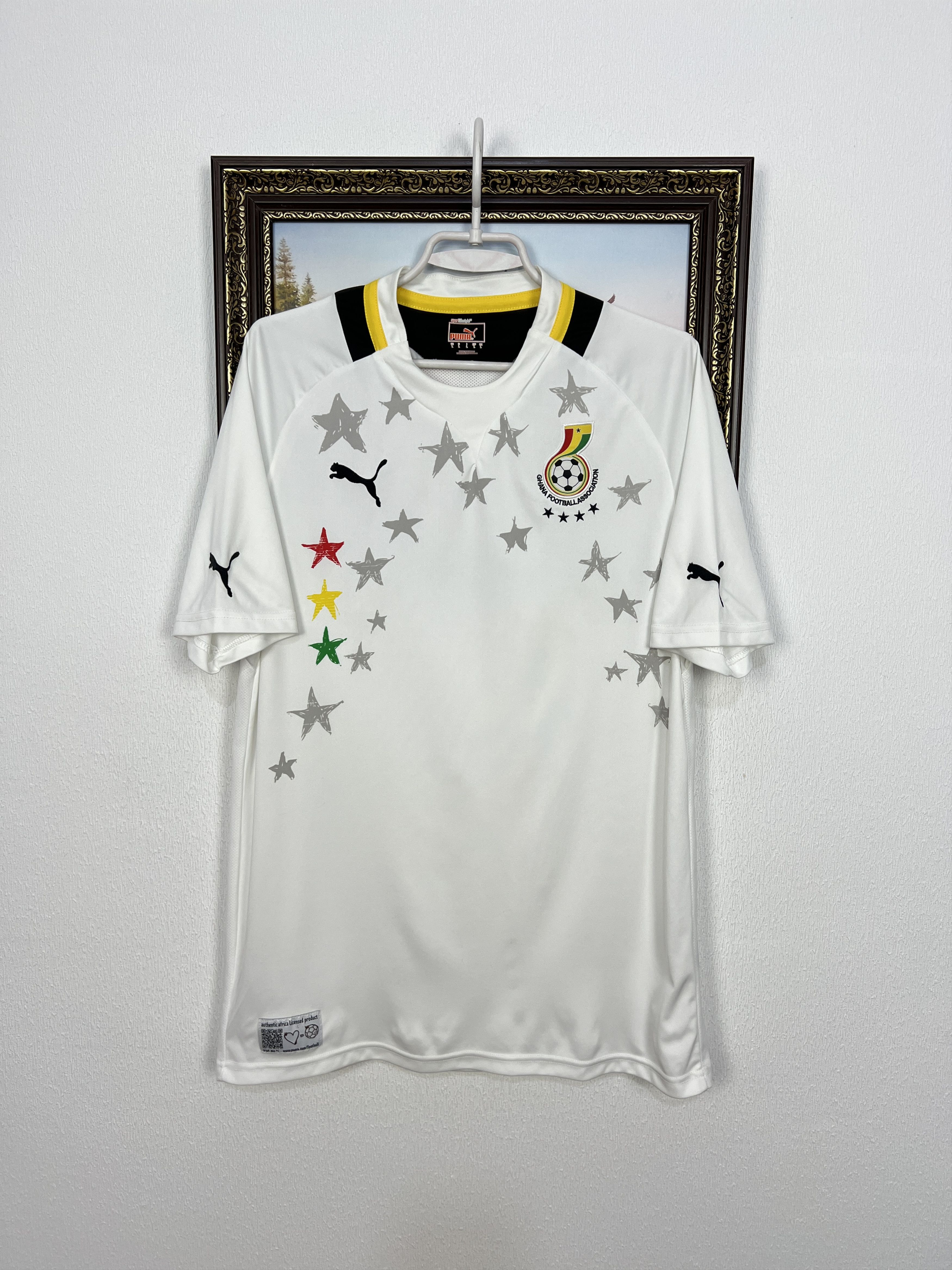 Puma Ghana Home football shirt 2012 Soccer Puma Jersey National Size US L / EU 52-54 / 3 - 1 Thumbnail
