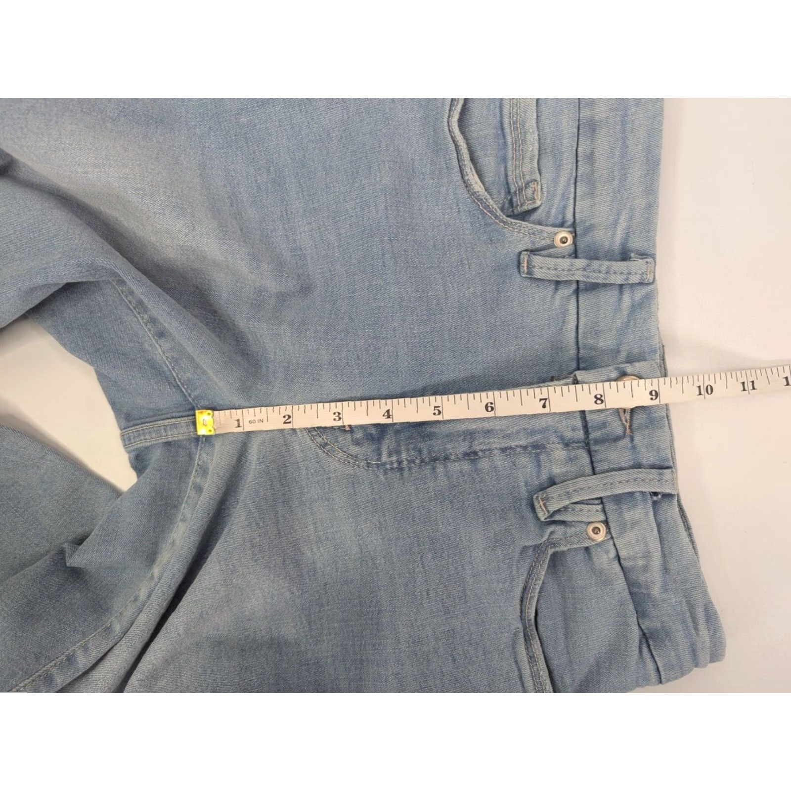 Good American Good American Good Straight Jeans Indigo with Natural Fray Hem Size 2/26 GST235T Womens Jeans Size 26" / US 2 / IT 38 - 7 Thumbnail