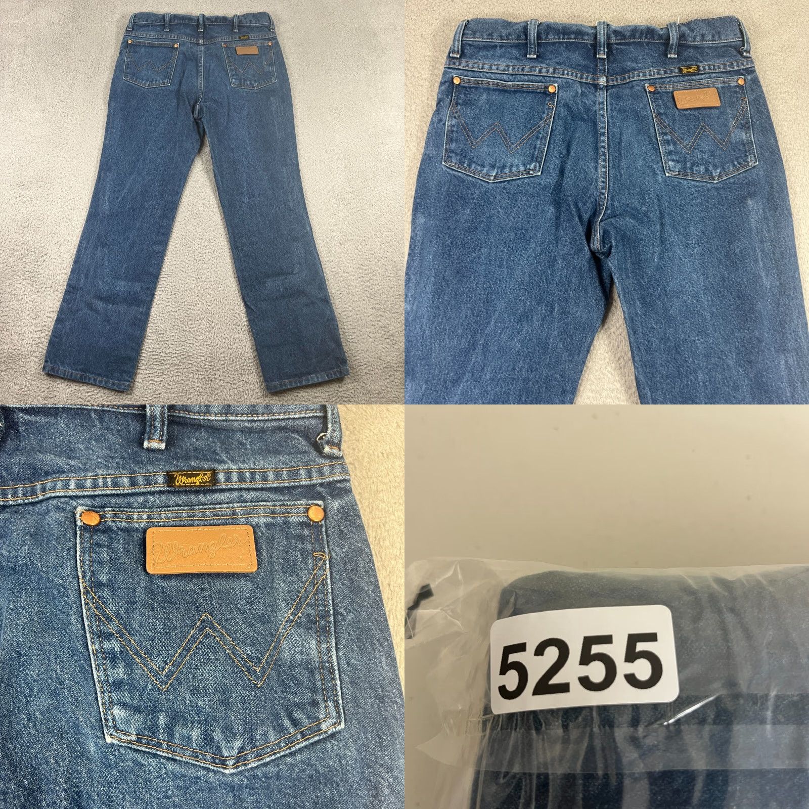 Wrangler VINTAGE Wrangler Cowboy Cut Jeans Mens 34x30 Dark Blue Western Straight Fit Denim Size US 34 / EU 50 - 8 Thumbnail
