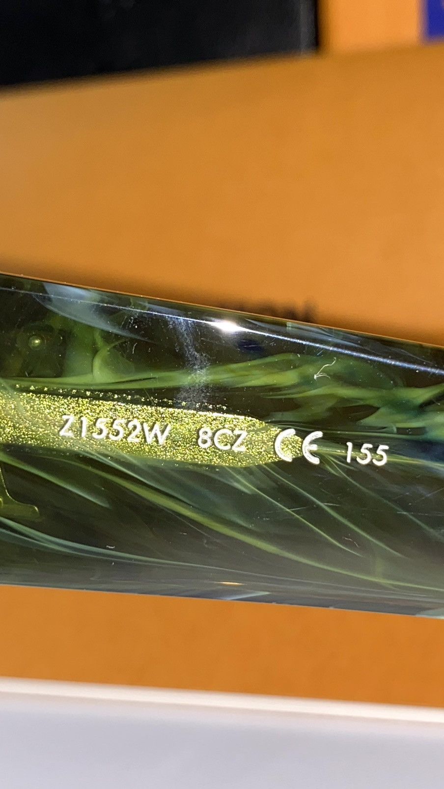 Louis Vuitton Louis Vuitton Cyclone Green Marble Sunglasses Size ONE SIZE - 9 Thumbnail