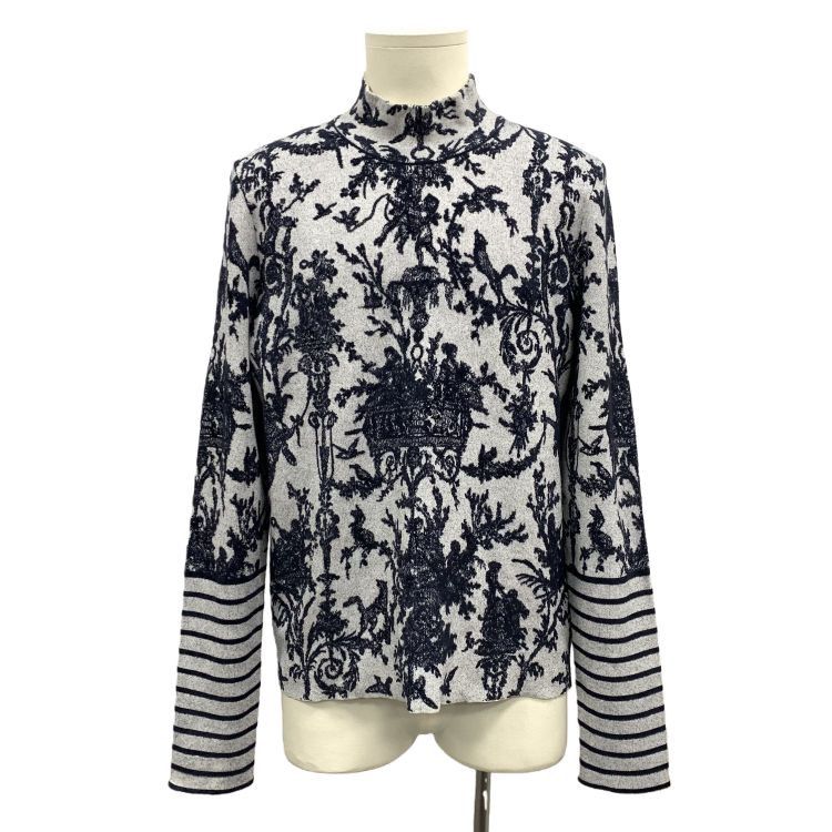 Dior Dior Toile de Jouy Print Sweater Size L Size US L / EU 52-54 / 3 - 1 Thumbnail