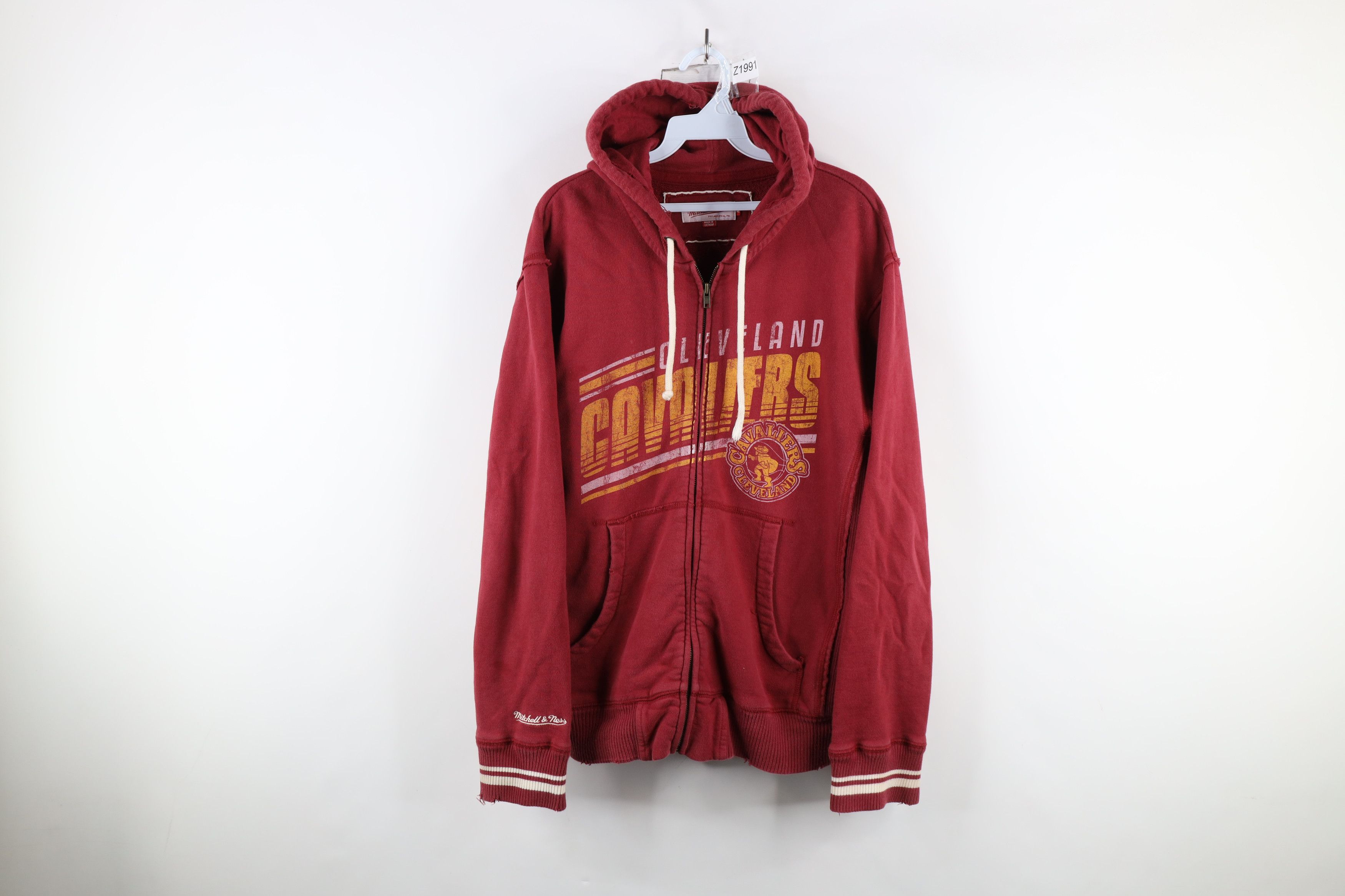 Mitchell & Ness × Vintage Retro Mitchell & Ness Cavaliers Basketball Full Zip Hoodie Size US M / EU 48-50 / 2 - 1 Thumbnail